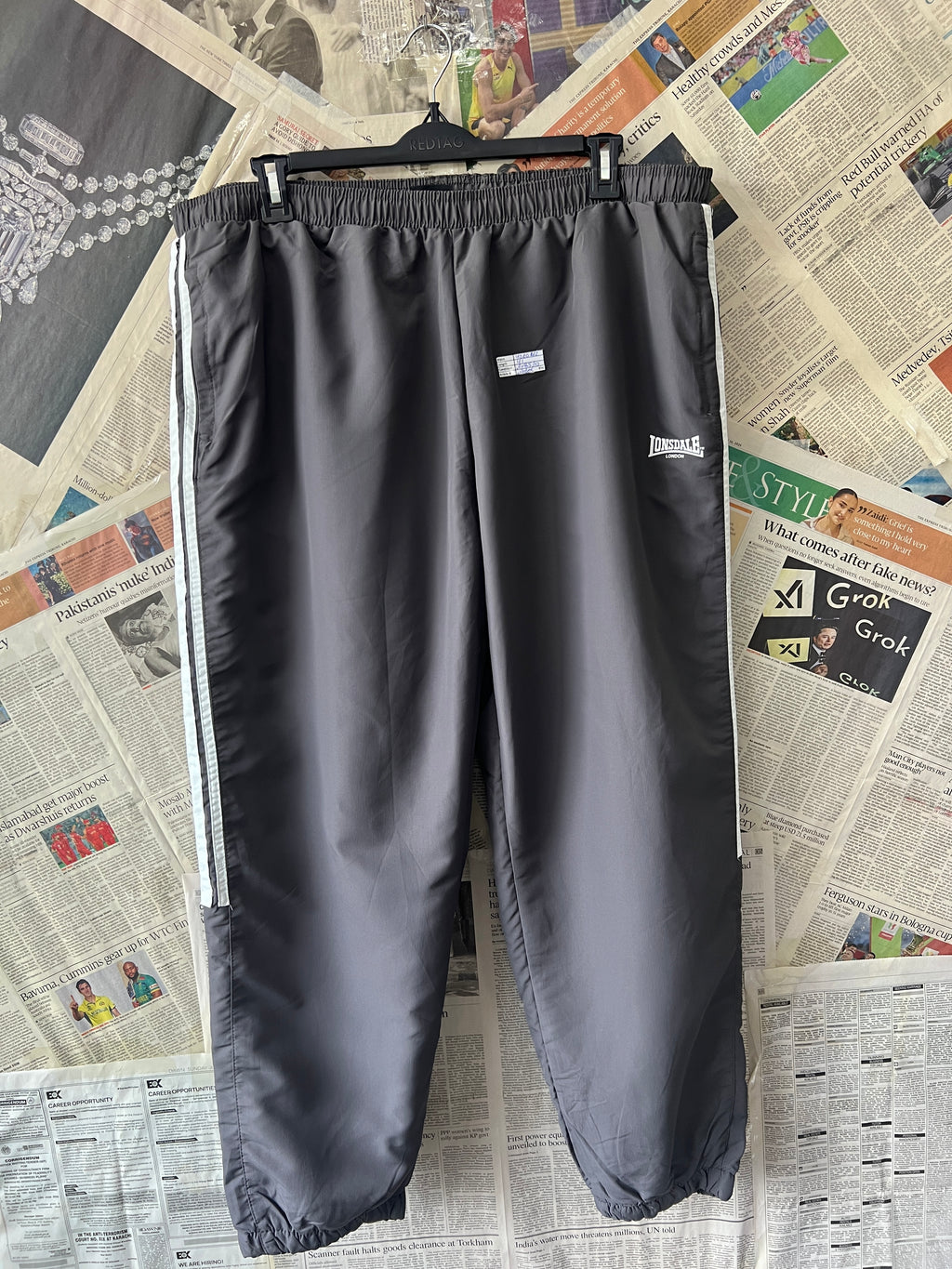 Lonsdale® Waist: 40" to 42" | Steel Grey | Trouser | Warm | 896 - Genuine Maal
