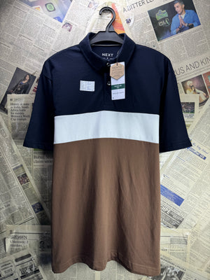 Next® Small | Chest: 20.5" | Polo Shirt | Cotton | 4623 - Genuine Maal
