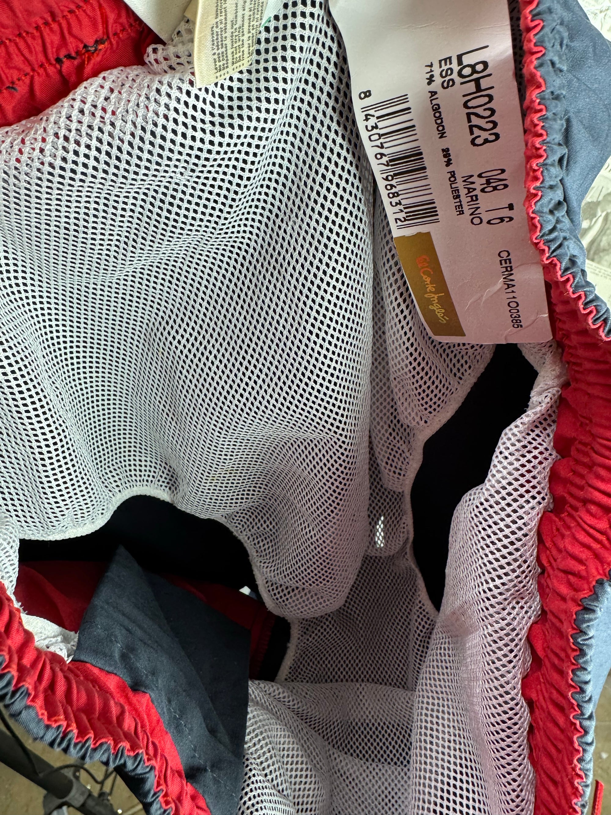 Lac*ste® Waist: 30" | Navy Blue | Swim Shorts | Cotton - Poly | Inner: Mesh | 1237 - Genuine Maal