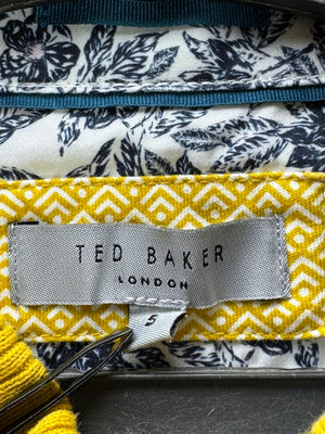 Ted Baker® Medium | Chest: 22.5" | Yellow | Polo Shirt | Cotton | 4448 - Genuine Maal
