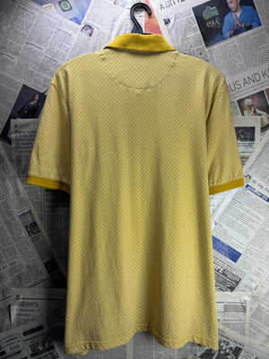 Ted Baker® Medium | Chest: 22.5" | Yellow | Polo Shirt | Cotton | 4448 - Genuine Maal