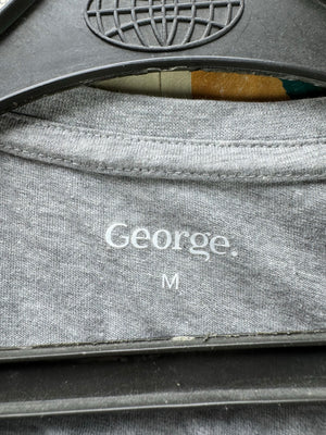 George® Medium | Chest: 21.5" | Grey | T-Shirt | Cotton - Viscose | 4440 - Genuine Maal
