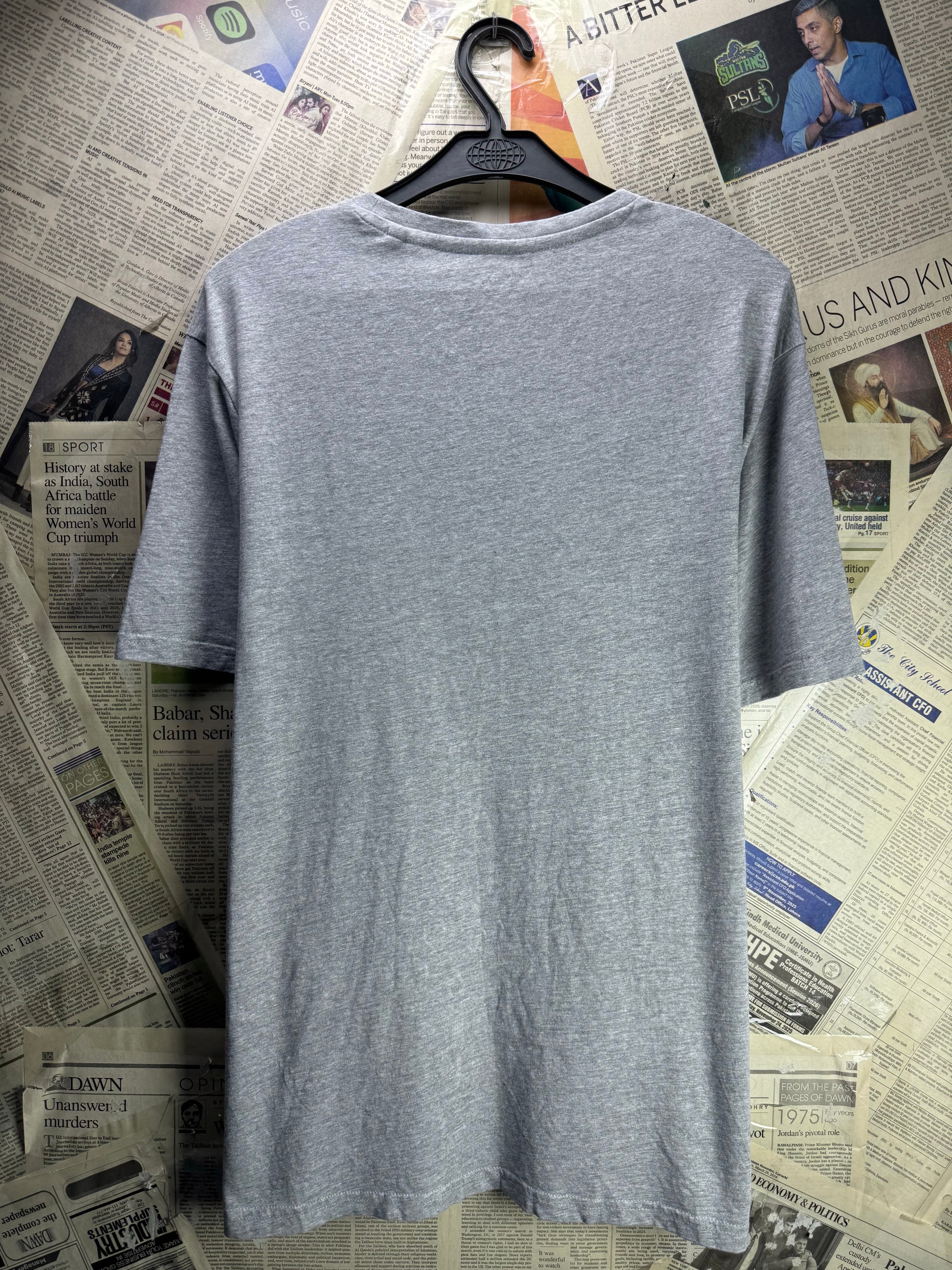 George® Medium | Chest: 21.5" | Grey | T-Shirt | Cotton - Viscose | 4440 - Genuine Maal