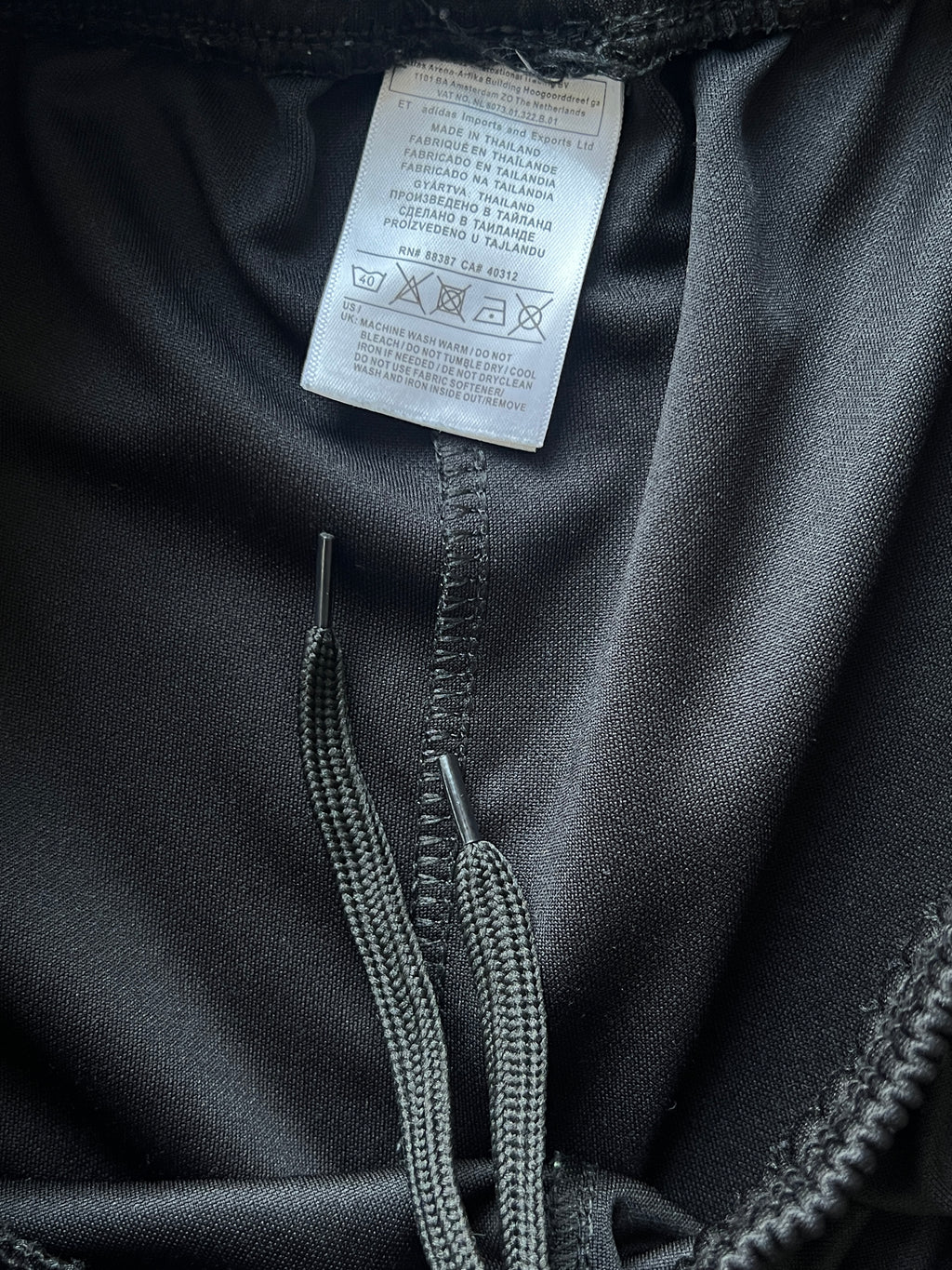 Adid*s® Waist: 24" to 26" | Black | Trouser | 1067 - Genuine Maal