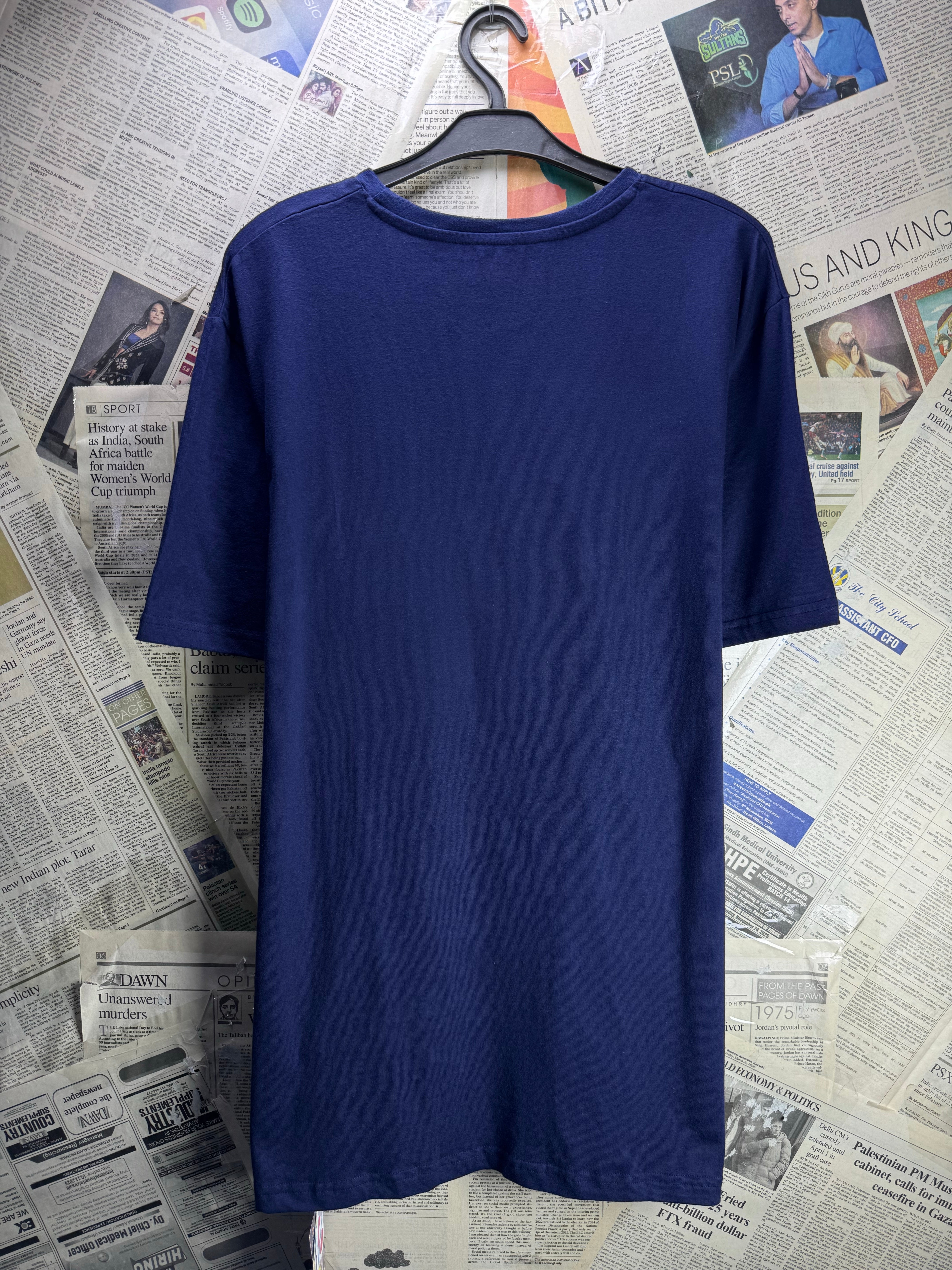 Marvel® Large | Chest: 23.5" | Blue | T-Shirt | Cotton | 4447 - Genuine Maal