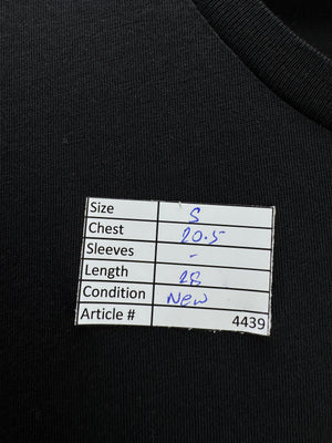 Supima® Small | Chest: 20.5" | Black | T-Shirt | Cotton | 4439 - Genuine Maal