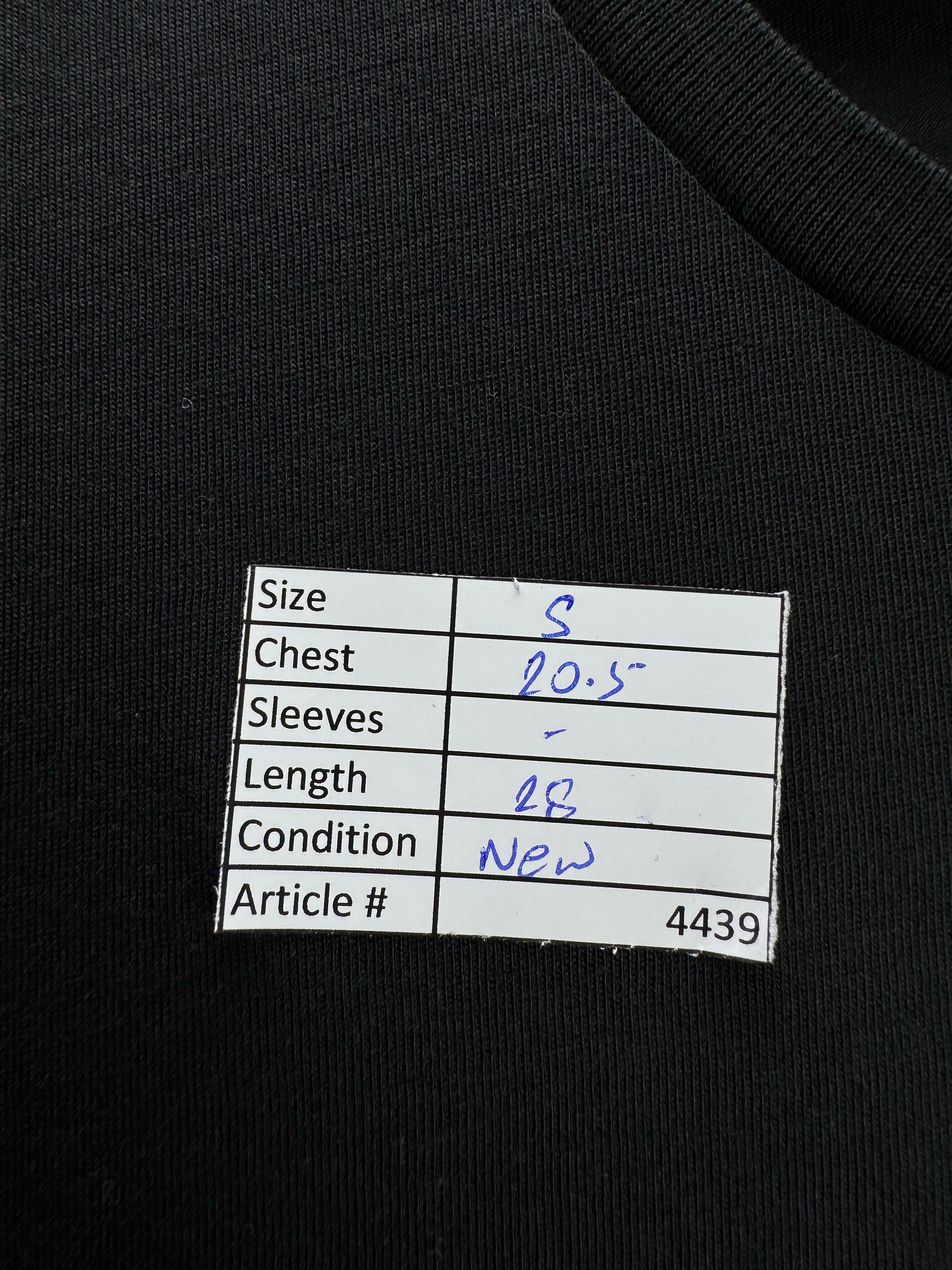 Supima® Small | Chest: 20.5" | Black | T-Shirt | Cotton | 4439 - Genuine Maal
