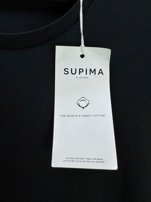 Supima® Small | Chest: 20.5" | Black | T-Shirt | Cotton | 4439 - Genuine Maal