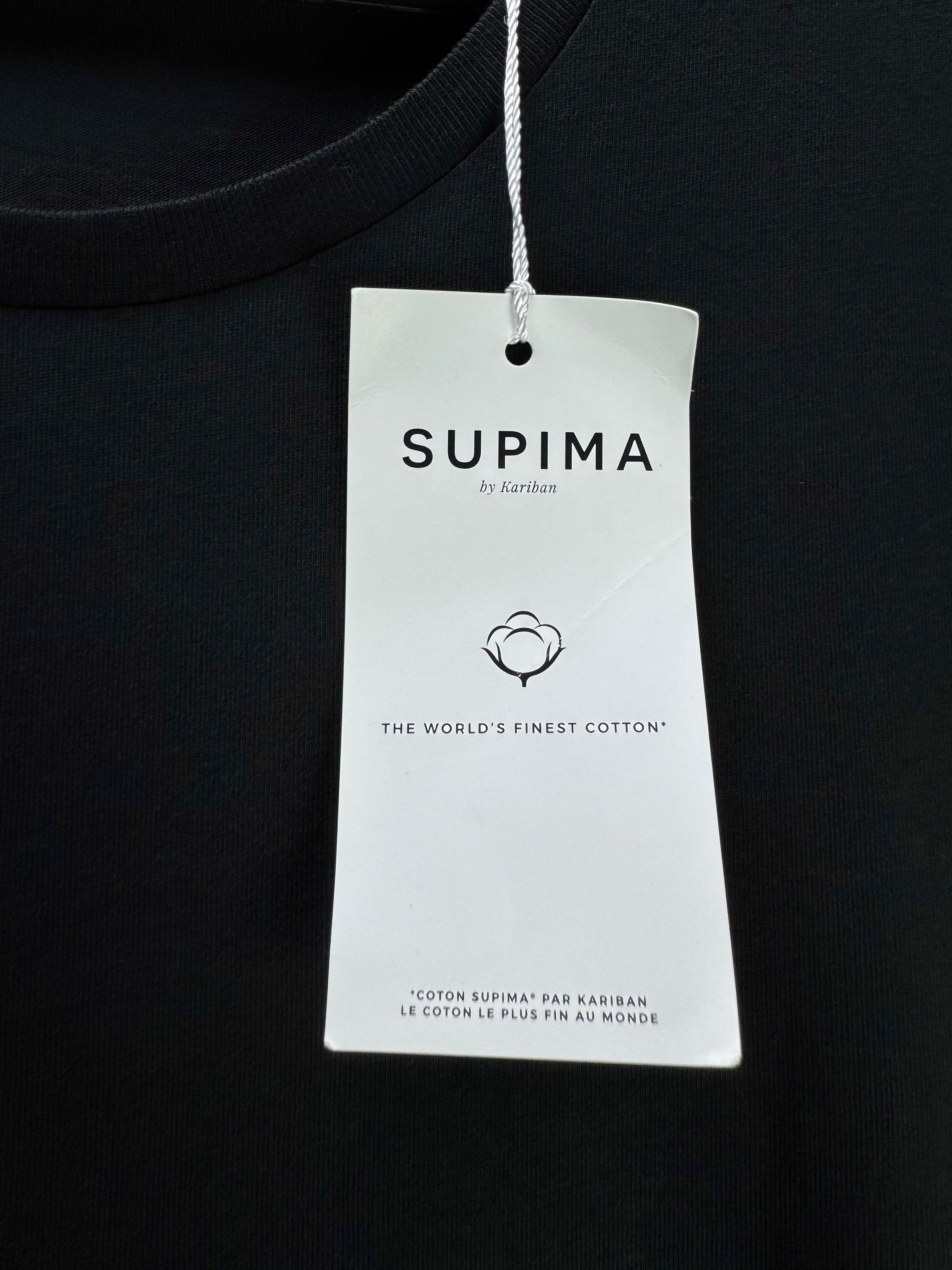 Supima® Small | Chest: 20.5" | Black | T-Shirt | Cotton | 4439 - Genuine Maal