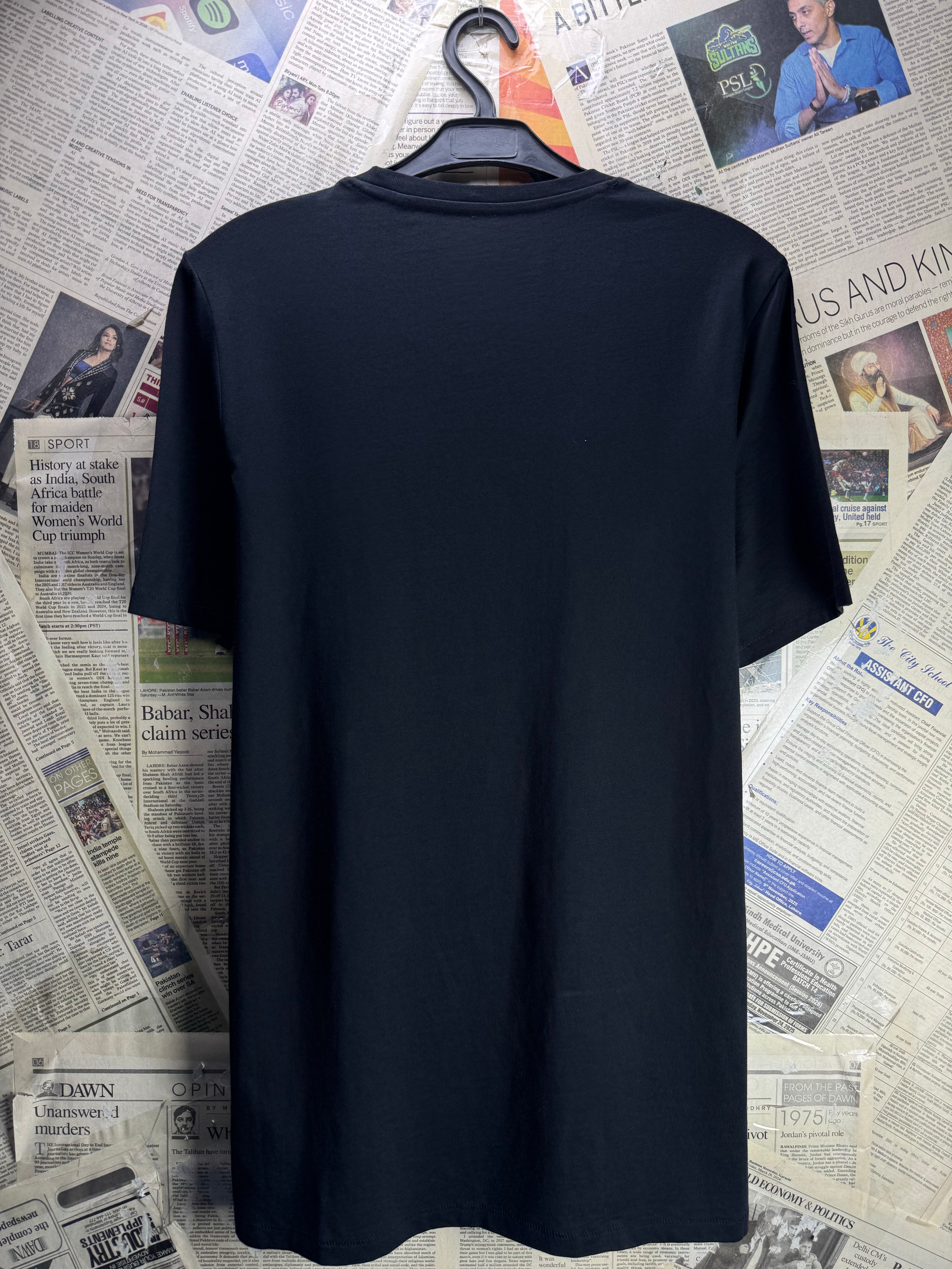Supima® Small | Chest: 20.5" | Black | T-Shirt | Cotton | 4439 - Genuine Maal
