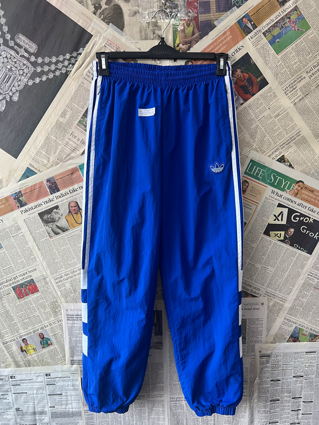 Adid*s® Waist: 28" to 30" | Blue | Trouser | 889 - Genuine Maal