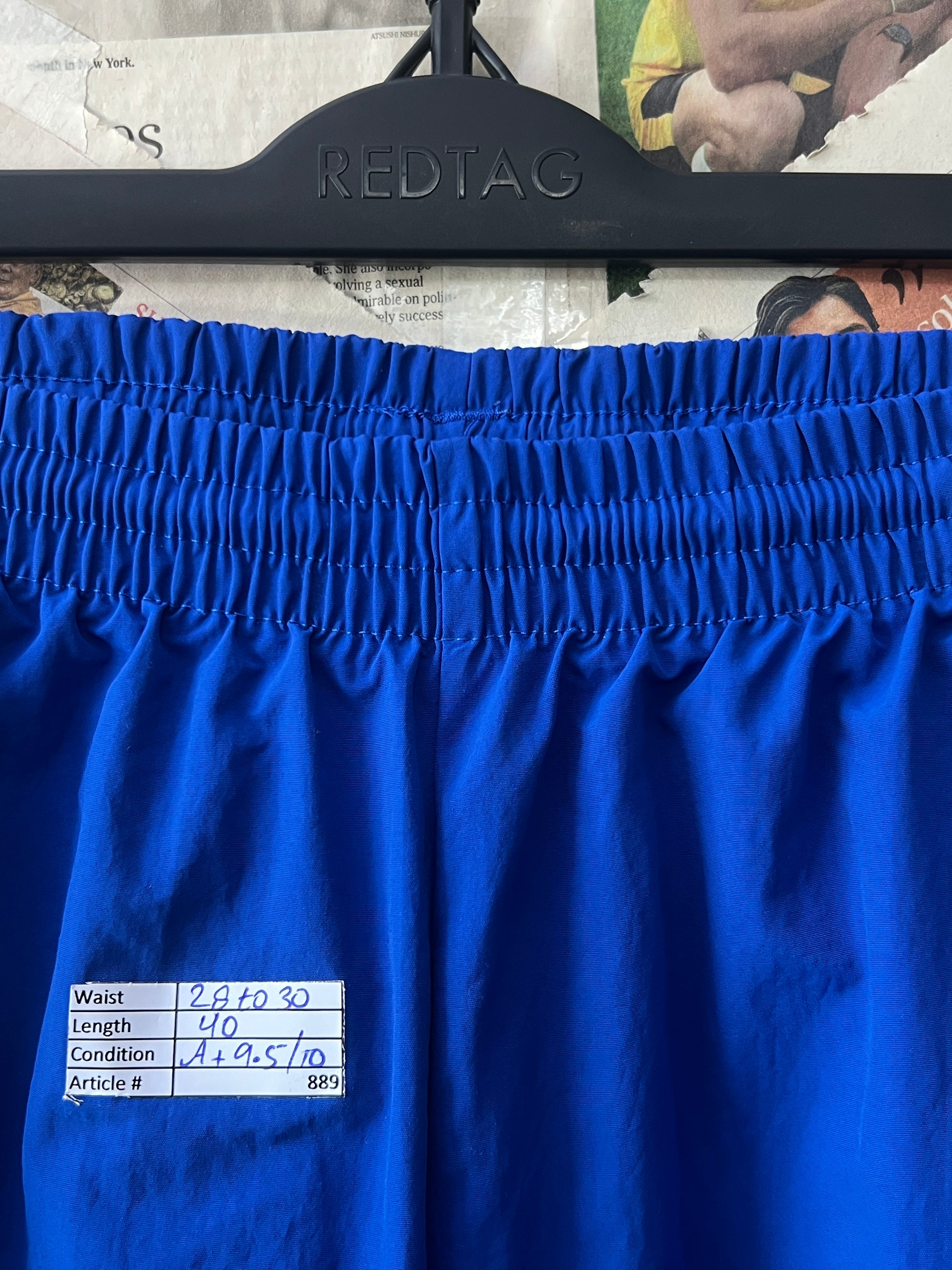Adid*s® Waist: 28" to 30" | Blue | Trouser | 889 - Genuine Maal