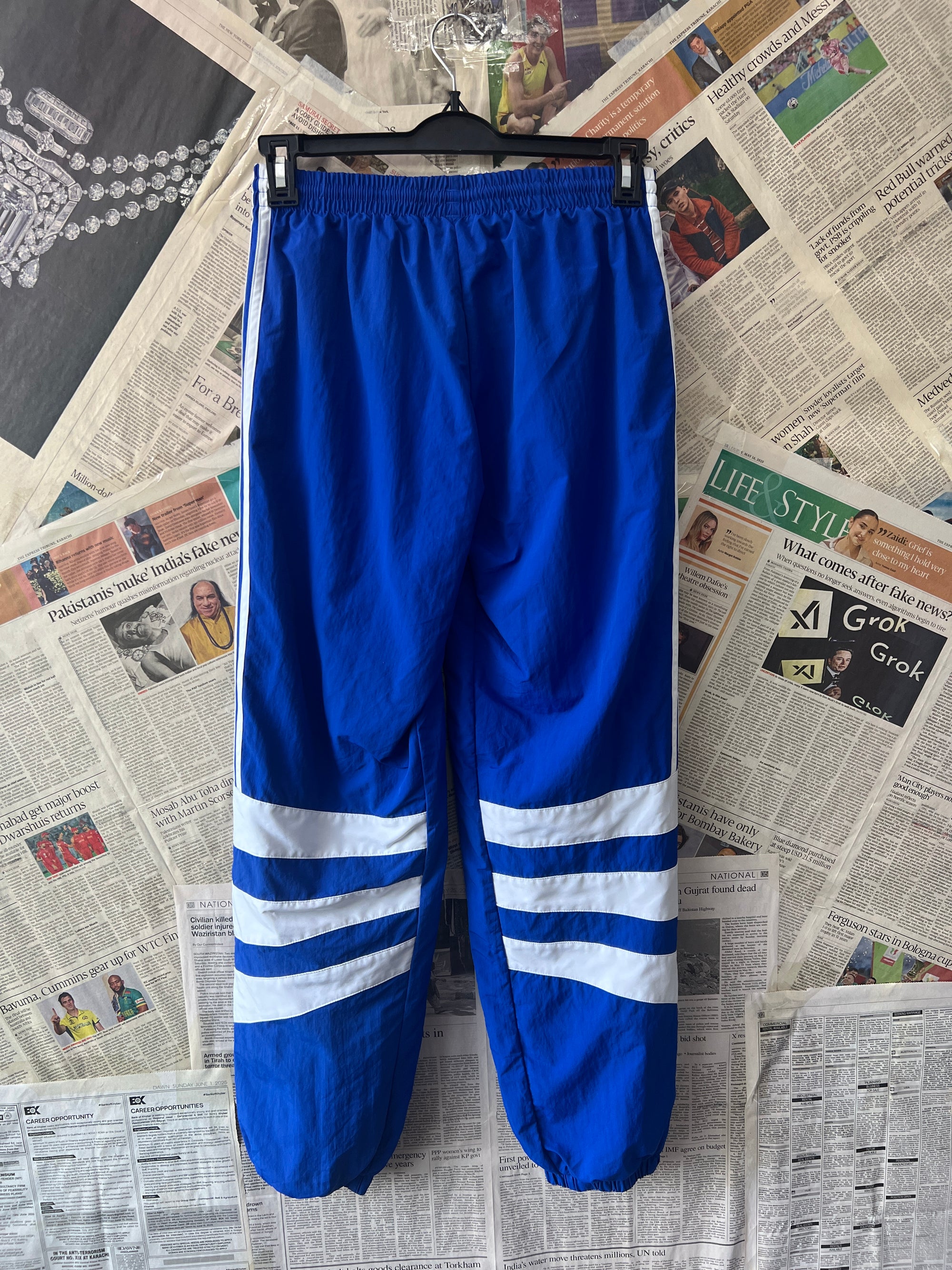 Adid*s® Waist: 28" to 30" | Blue | Trouser | 889 - Genuine Maal