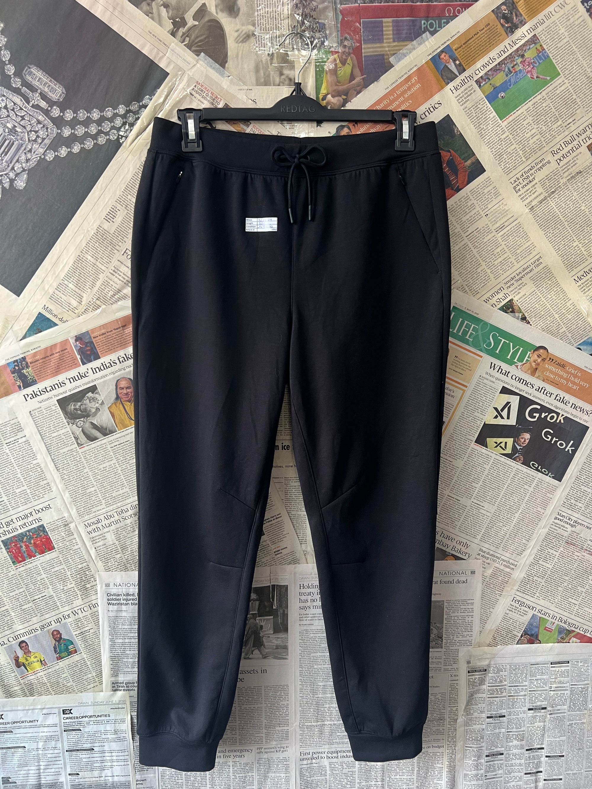 VRST® Waist: 32" to 34" | Black | Trouser | 1060 - Genuine Maal