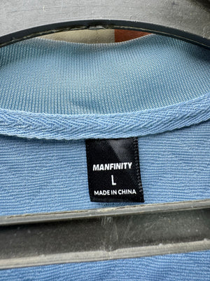 Manfinity® Large | Chest: 23" | Blue | Polo Shirt | Poly - Elastane | 4441 - Genuine Maal