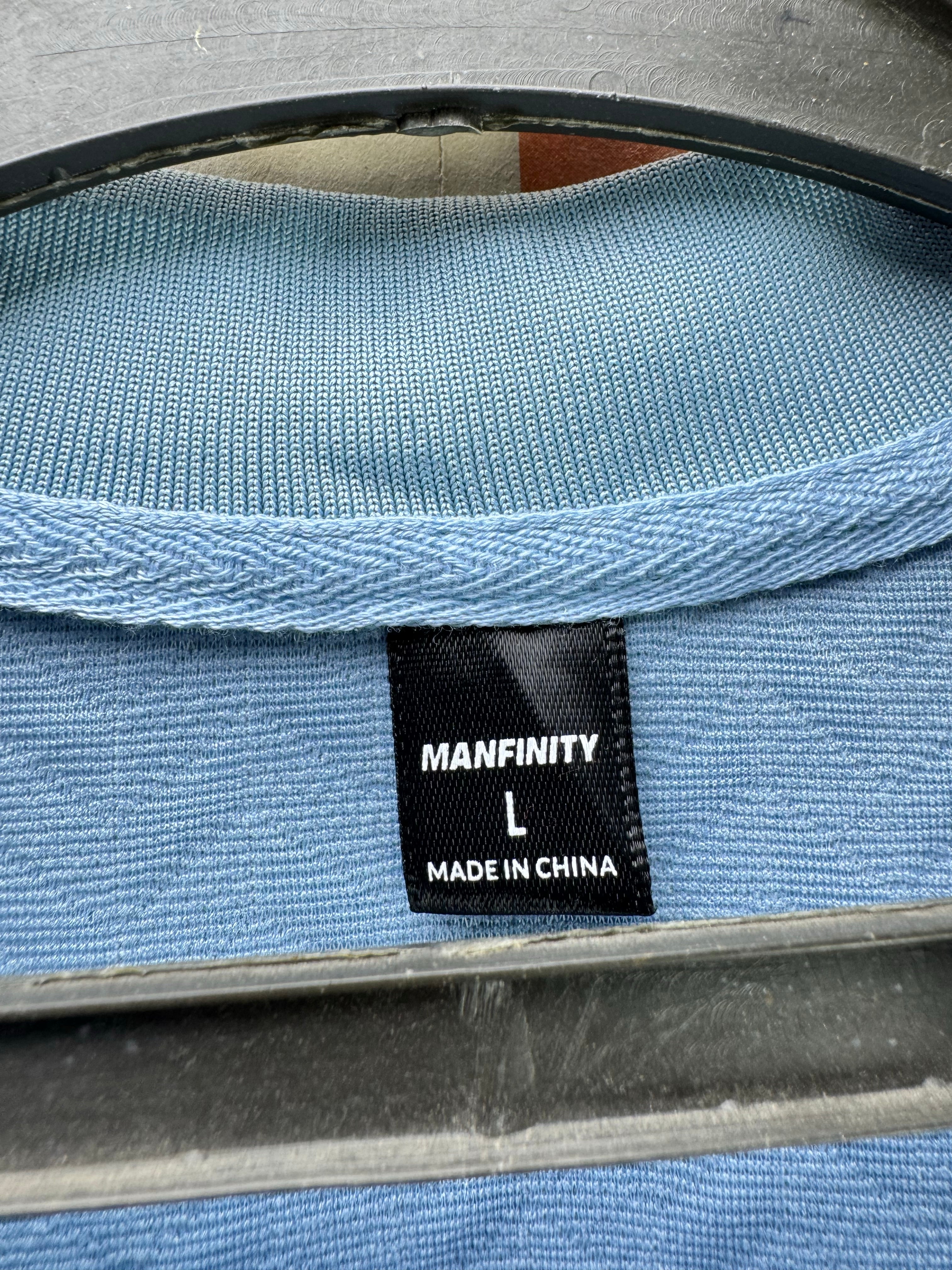 Manfinity® Large | Chest: 23" | Blue | Polo Shirt | Poly - Elastane | 4441 - Genuine Maal
