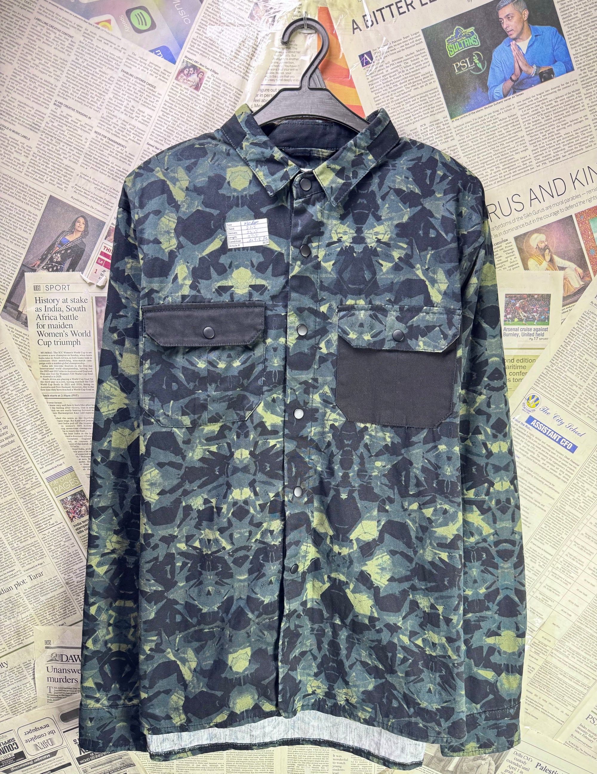 Humor® Medium | Chest: 21.5" | Winter Shacket | Cotton | 3624 - Genuine Maal