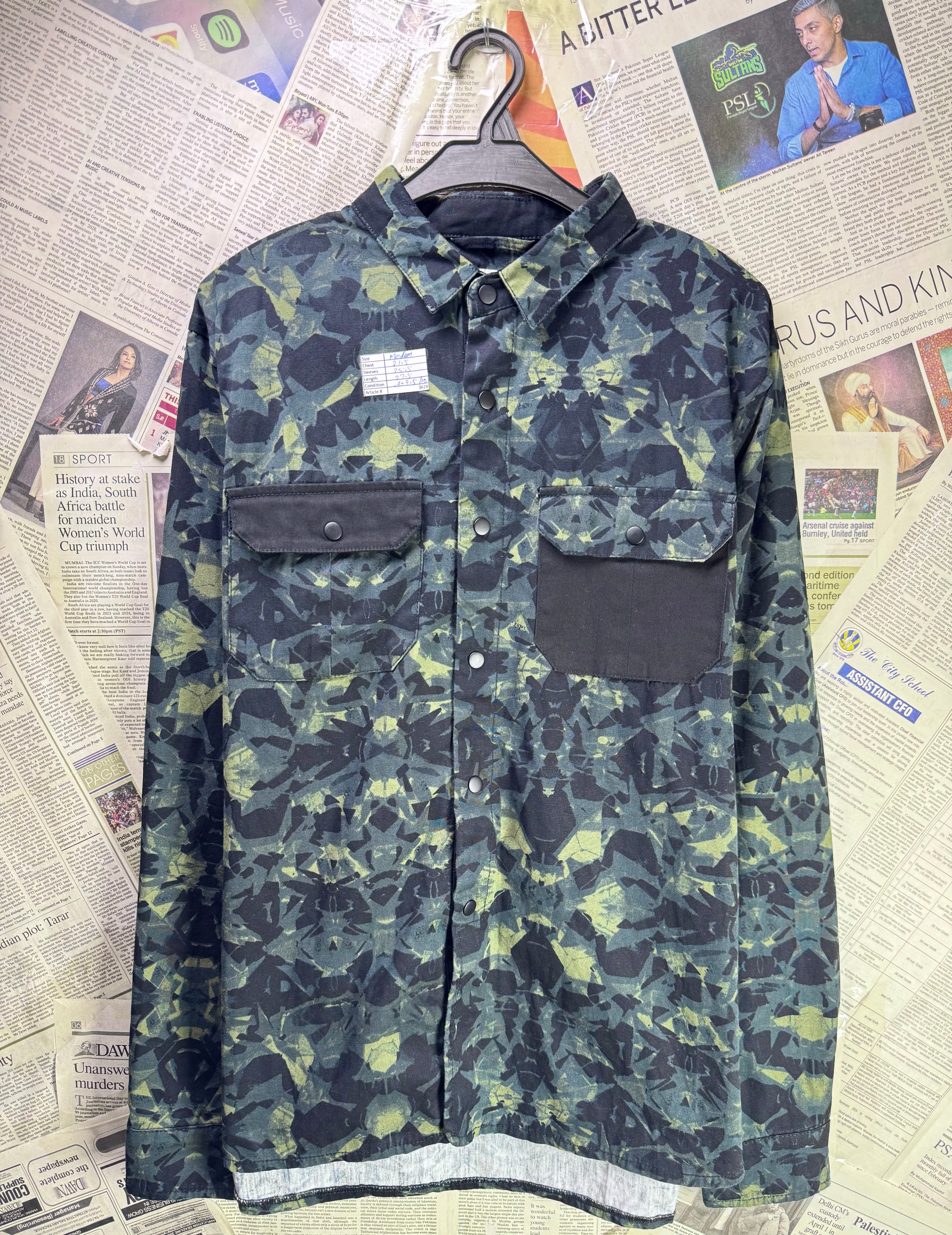 Humor® Medium | Chest: 21.5" | Winter Shacket | Cotton | 3624 - Genuine Maal
