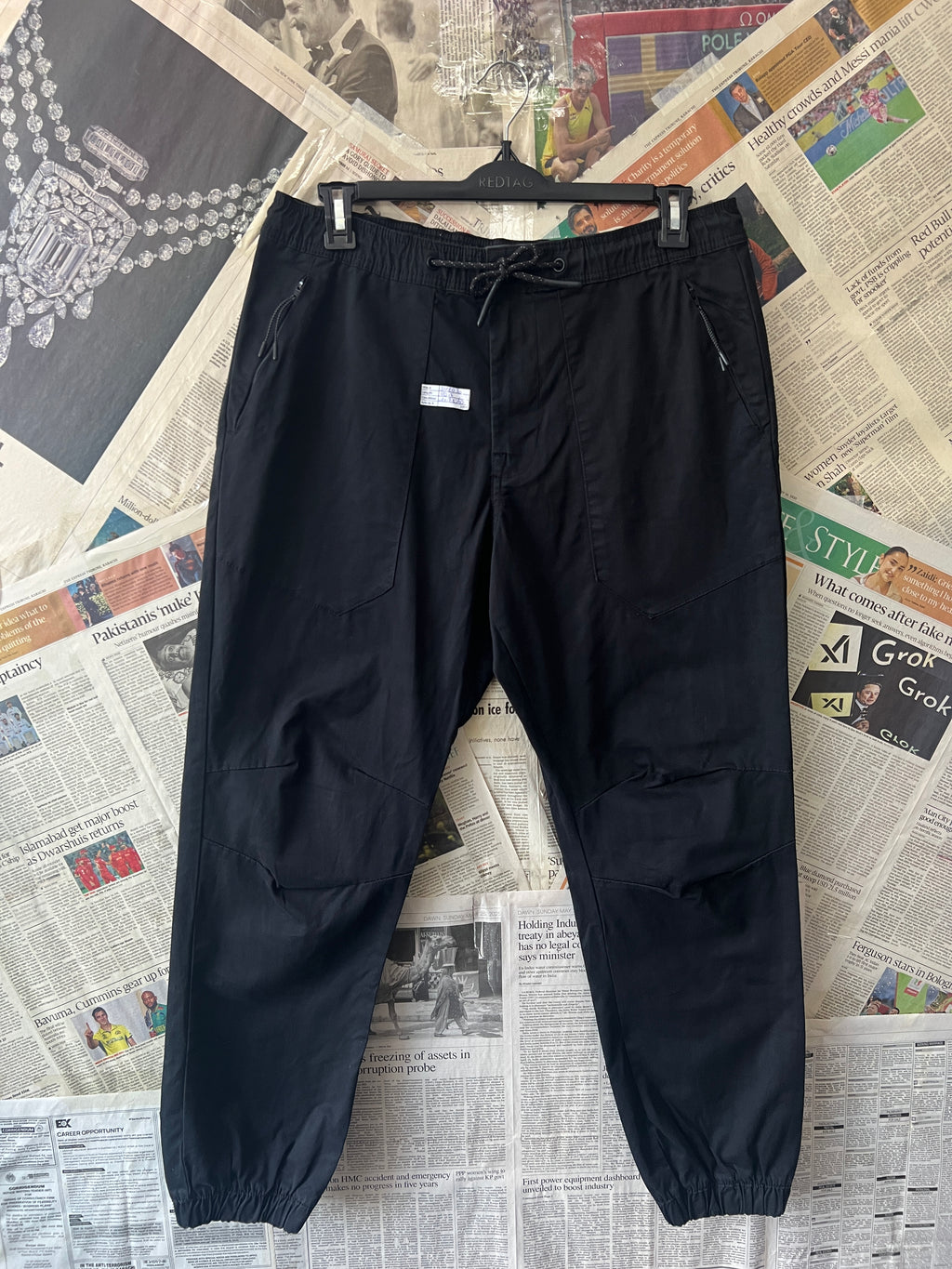 Denim Co.® Waist: 34" to 36" | Black | Trouser | 1058 - Genuine Maal