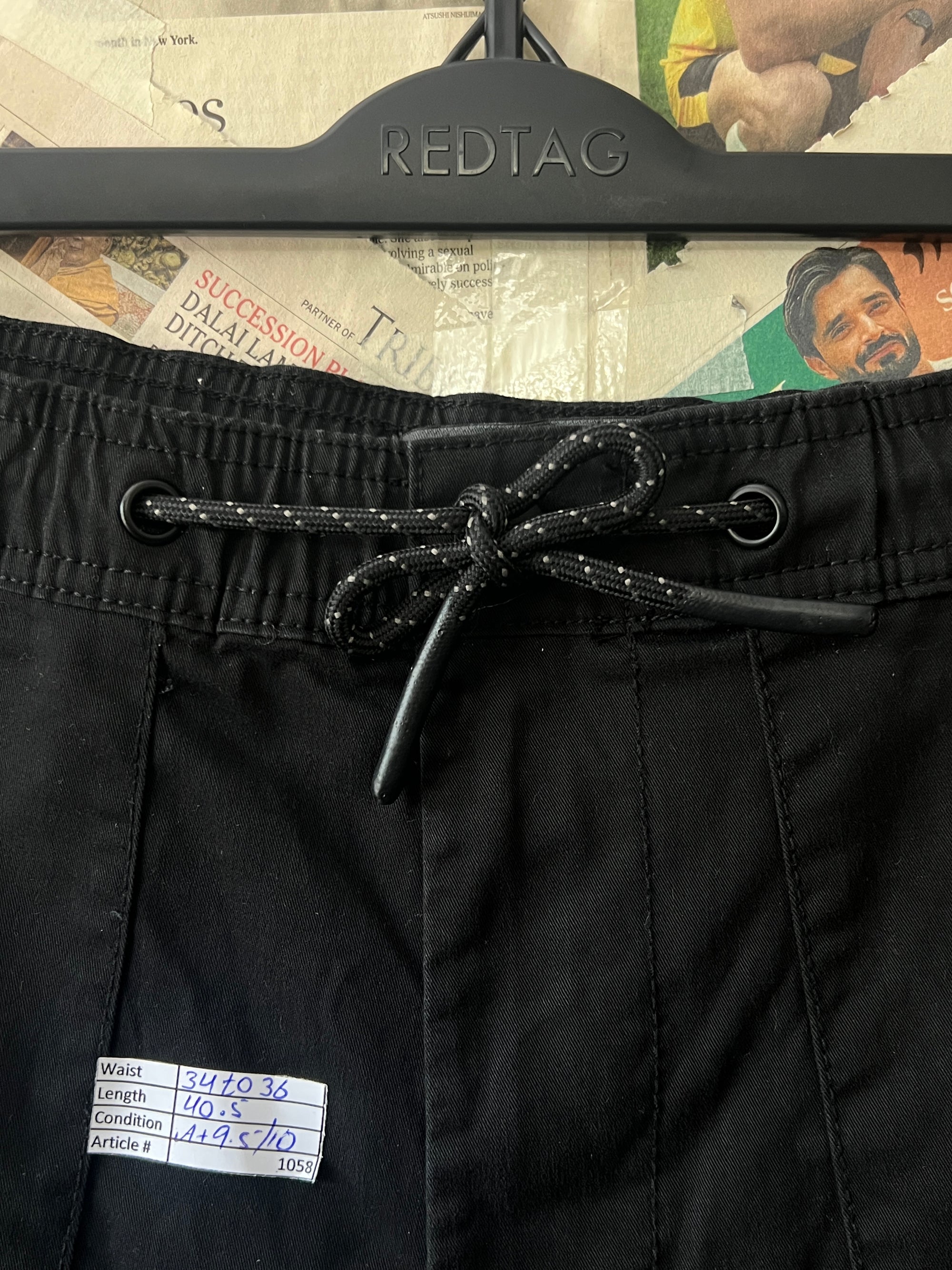 Denim Co.® Waist: 34" to 36" | Black | Trouser | 1058 - Genuine Maal