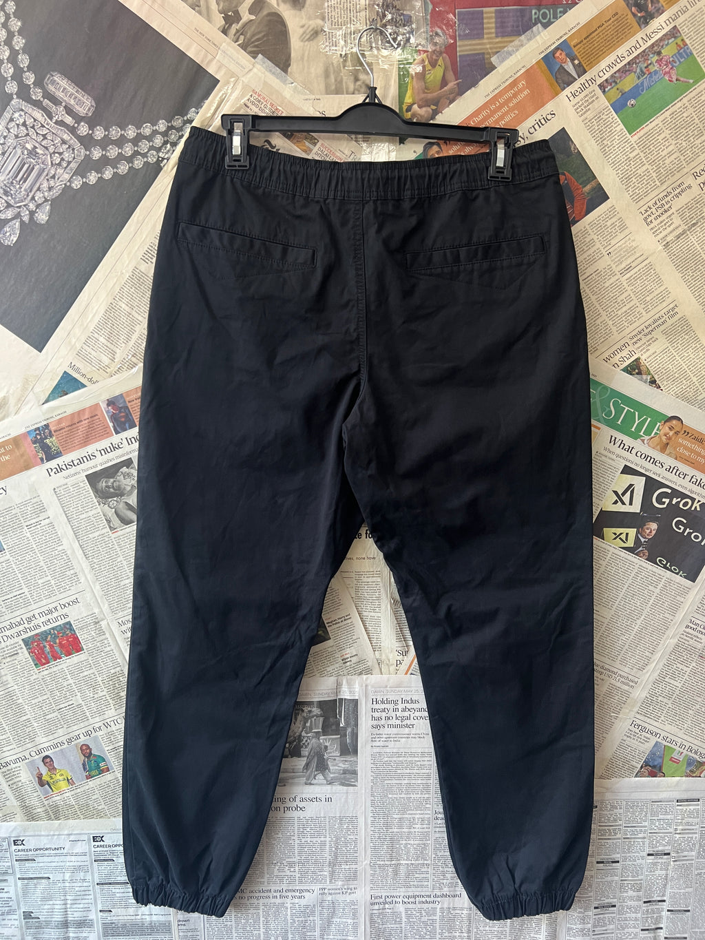 Denim Co.® Waist: 34" to 36" | Black | Trouser | 1058 - Genuine Maal