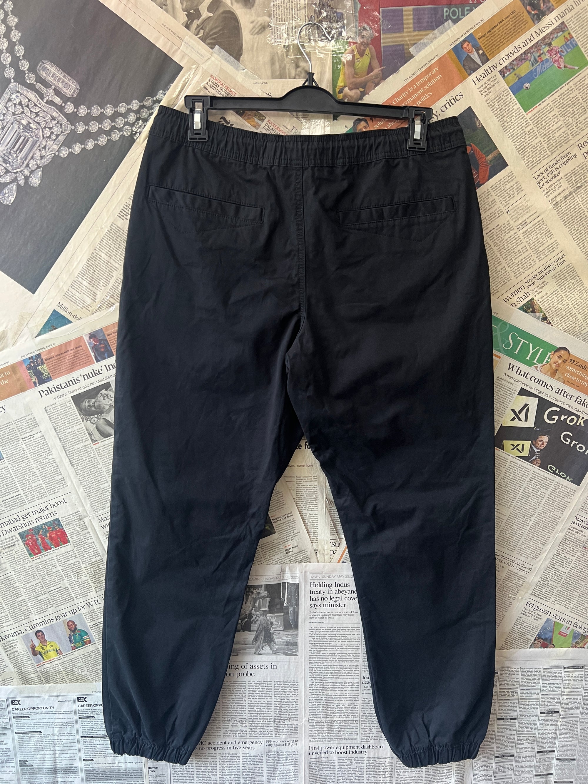 Denim Co.® Waist: 34" to 36" | Black | Trouser | 1058 - Genuine Maal