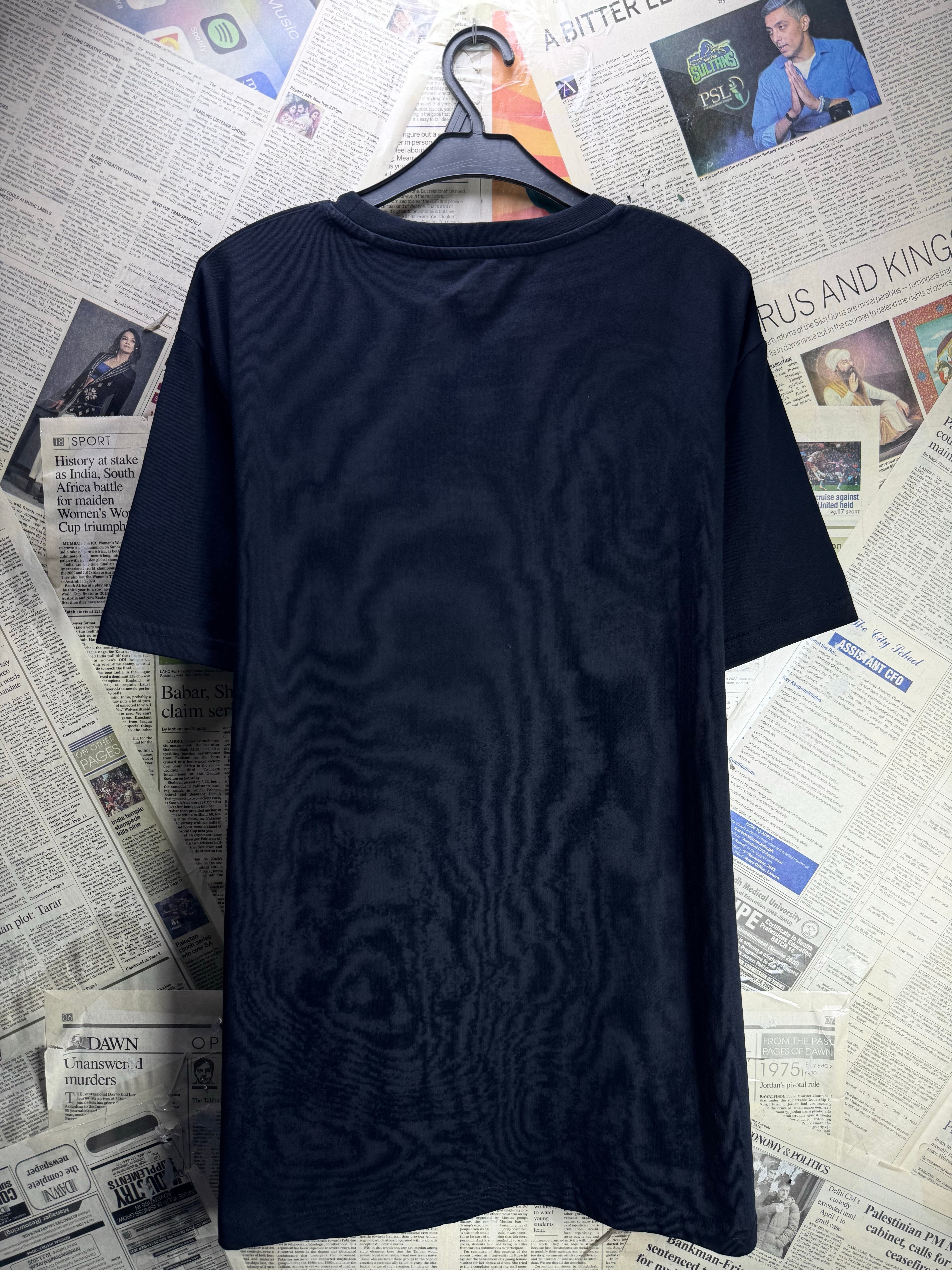 Nutmeg® Large | Chest: 23.5" | Black | T-Shirt | Cotton | 4423 - Genuine Maal