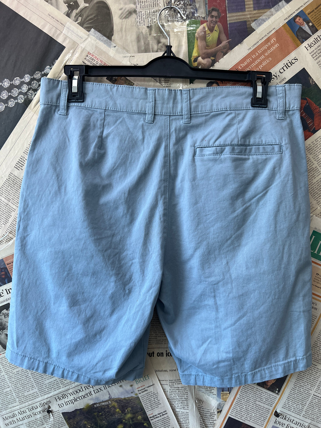 George® Waist: 34" | Pastel Blue | Shorts | 923 - Genuine Maal