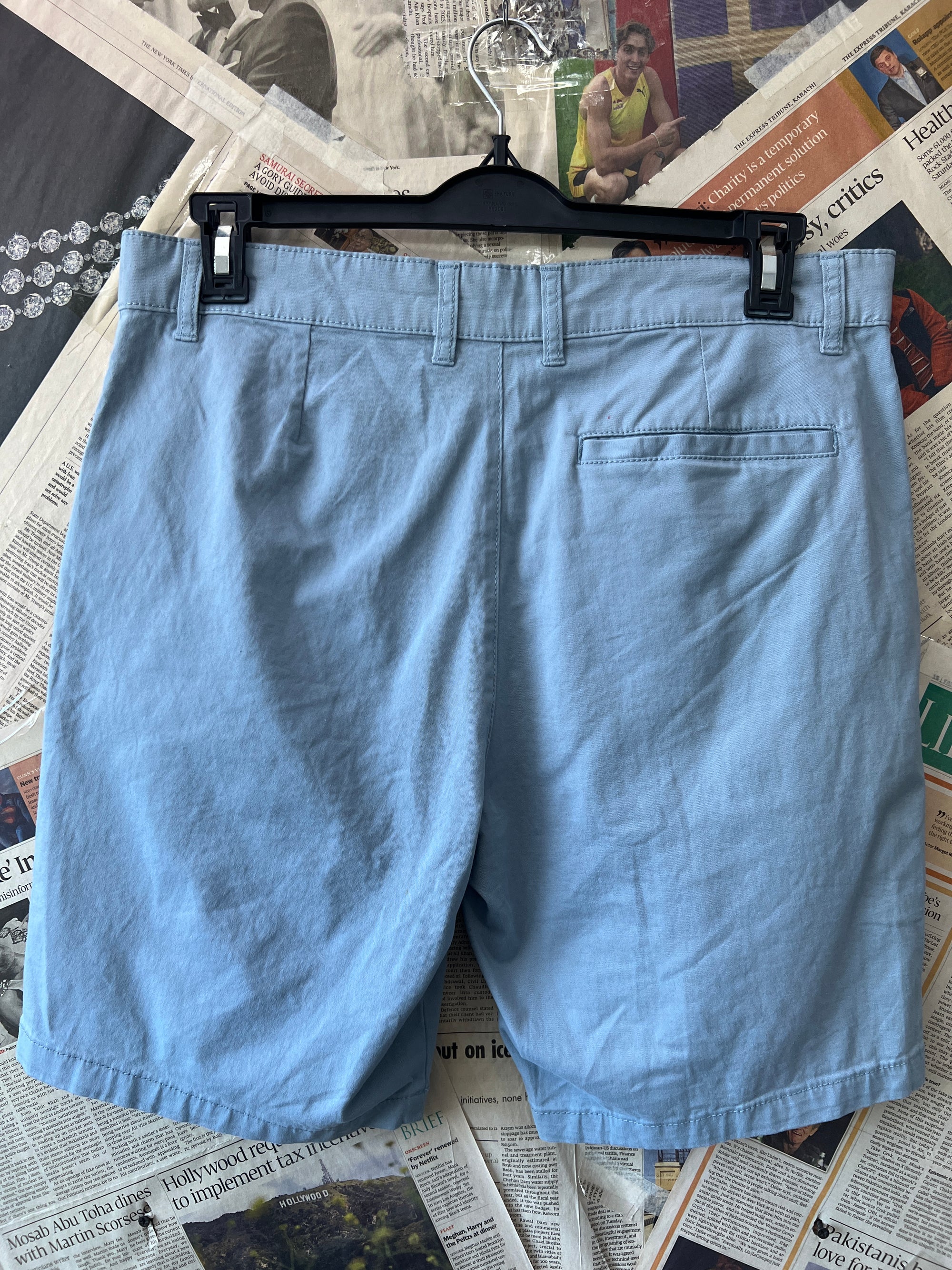George® Waist: 34" | Pastel Blue | Shorts | 923 - Genuine Maal
