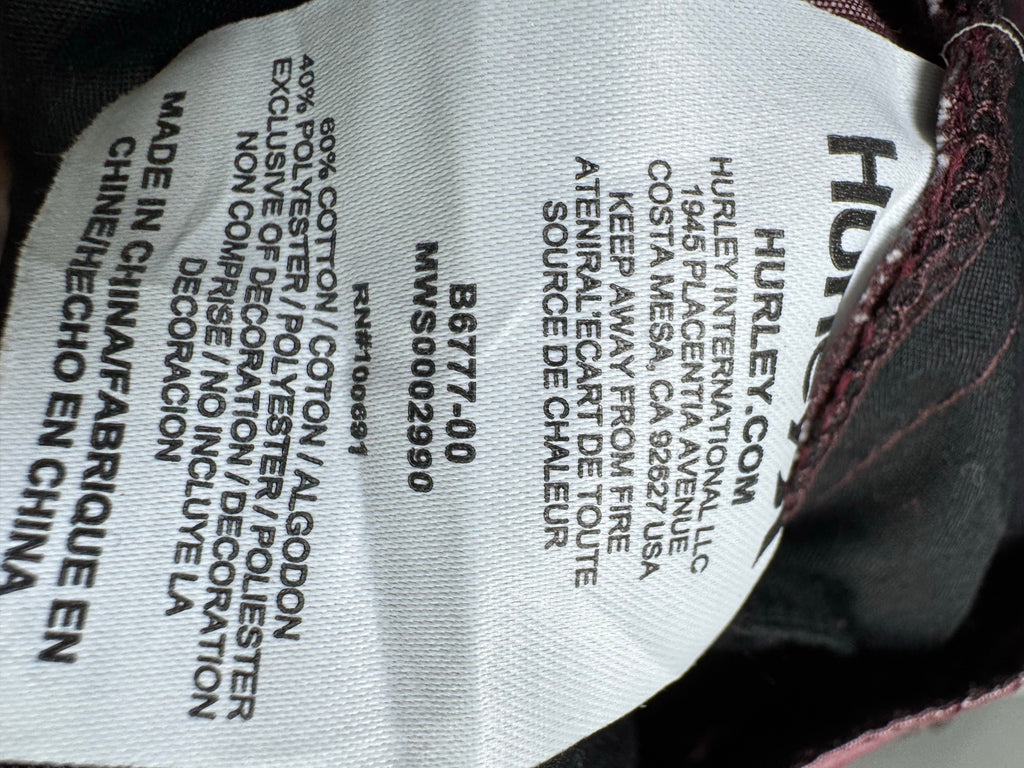 Hurley® Waist: 32" to 34" | Respberry | Golf Shorts | Cotton - Poly | 1224 - Genuine Maal