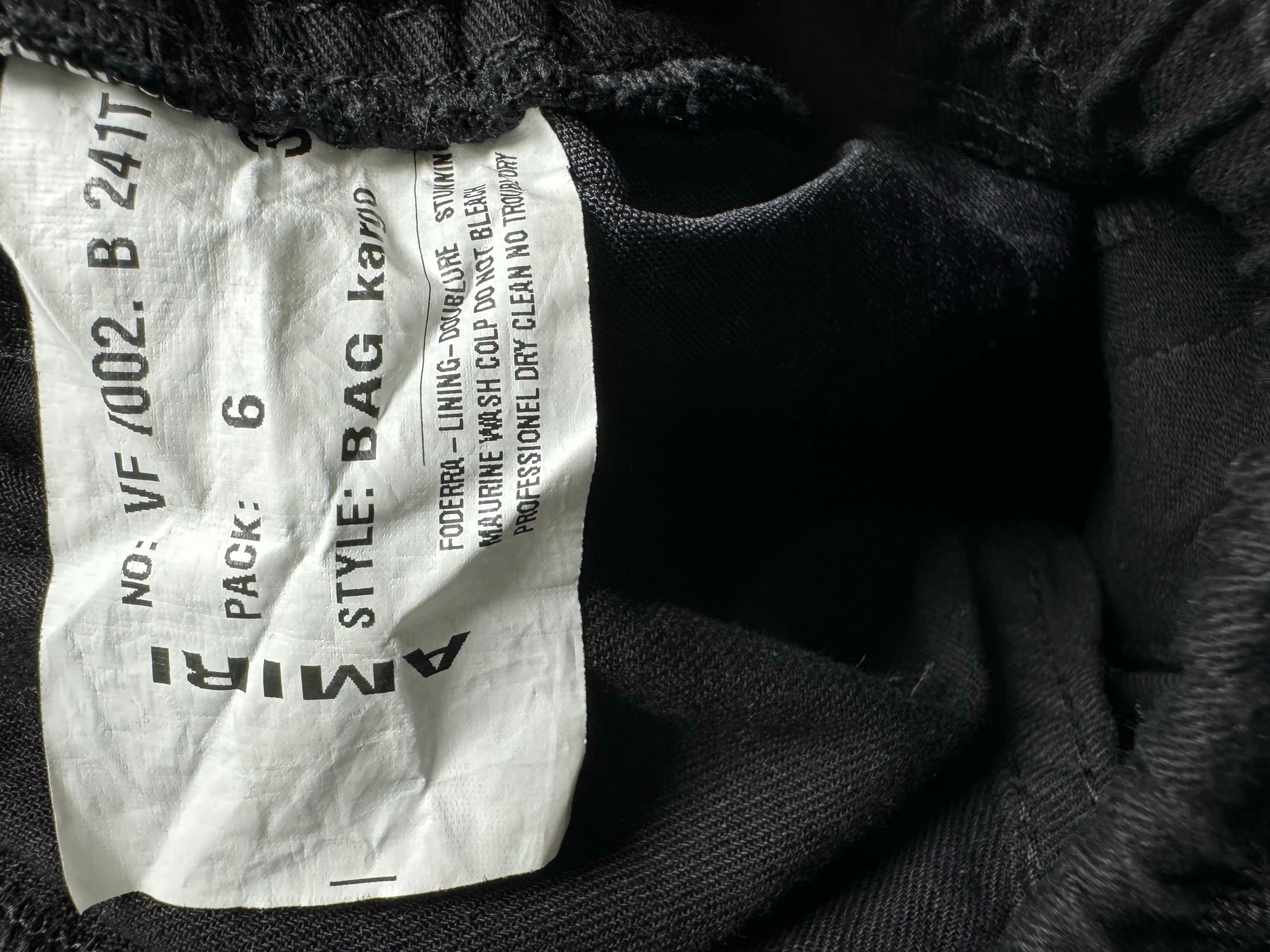 Amiri® Waist: 28" to 30" | Black | Cargo Trousers | 1225 - Genuine Maal