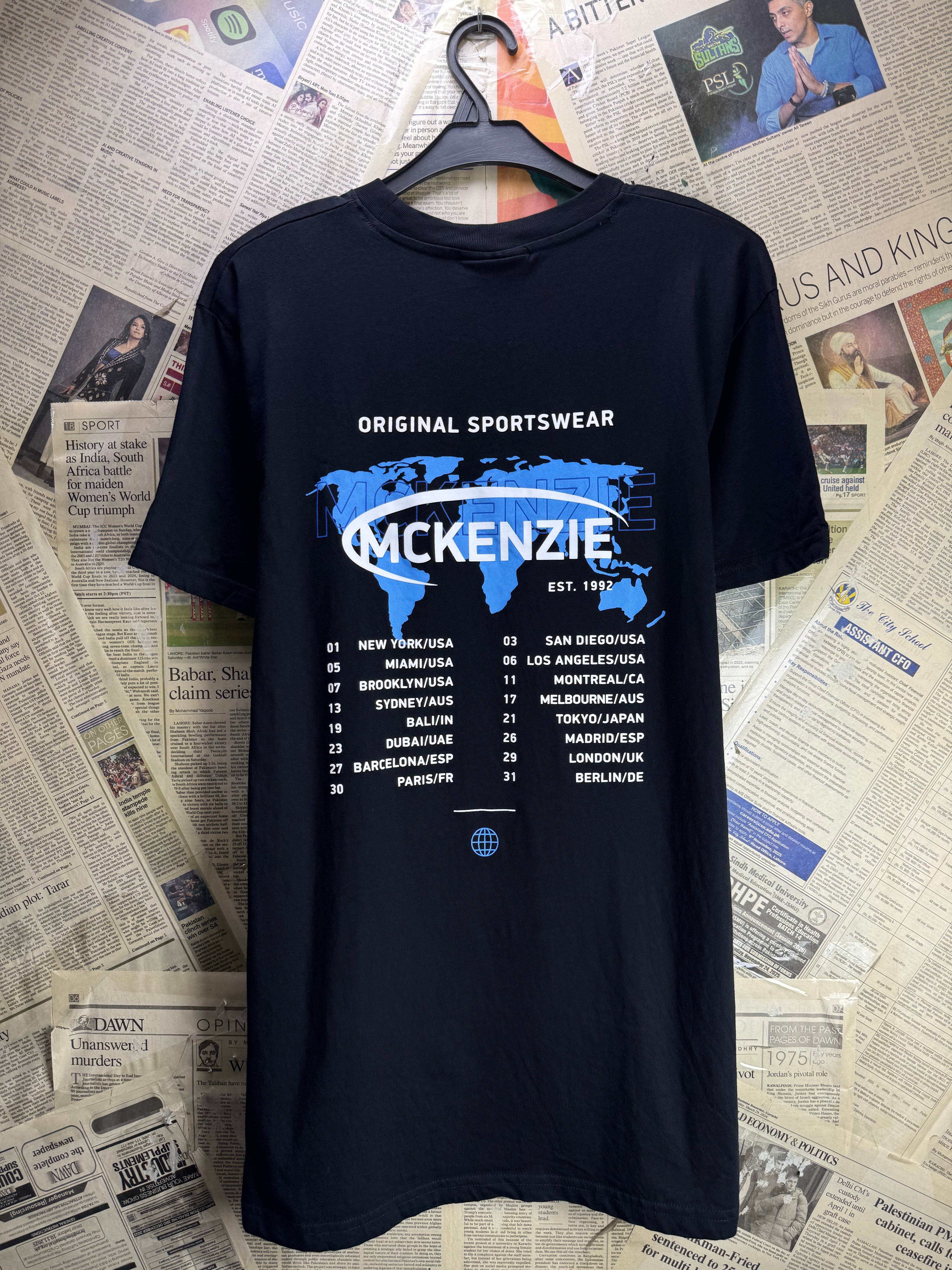 McKenzie® Small | Chest: 20.5" | Black | T-Shirt | Cotton | 4875 - Genuine Maal