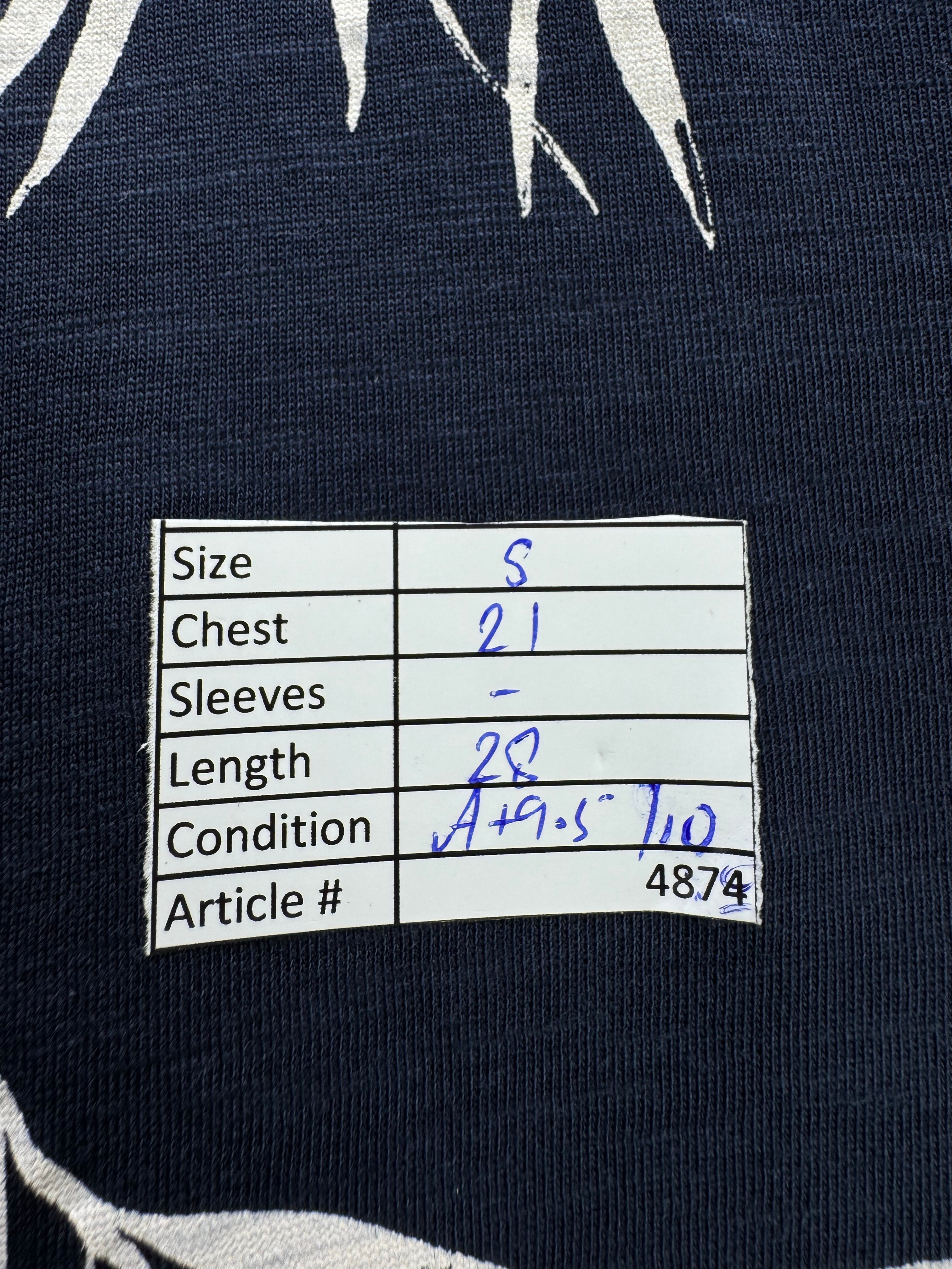 Threadbare® Small | Chest: 21" | Blue Floral | T-Shirt | Cotton | 4874 - Genuine Maal
