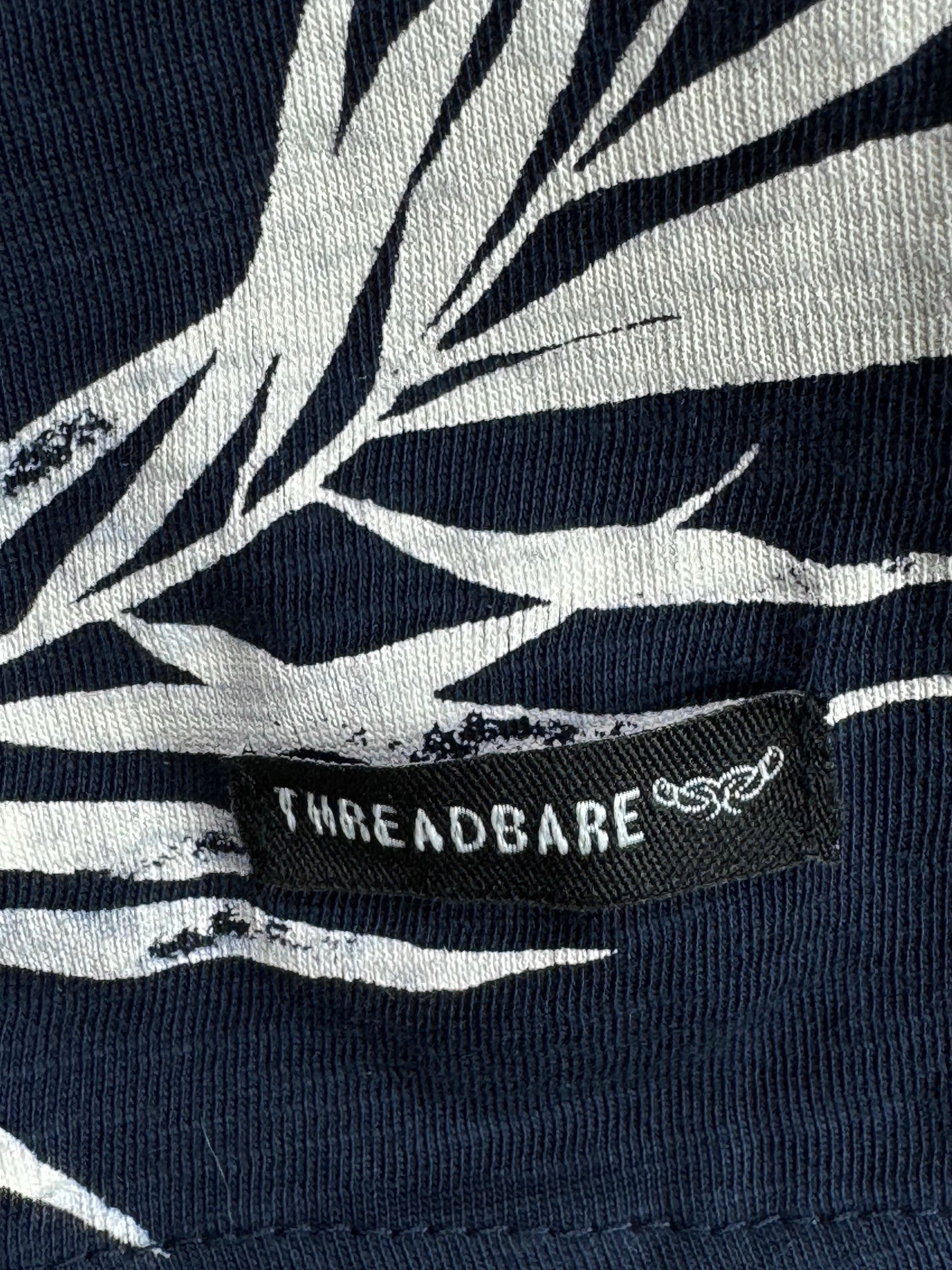 Threadbare® Small | Chest: 21" | Blue Floral | T-Shirt | Cotton | 4874 - Genuine Maal