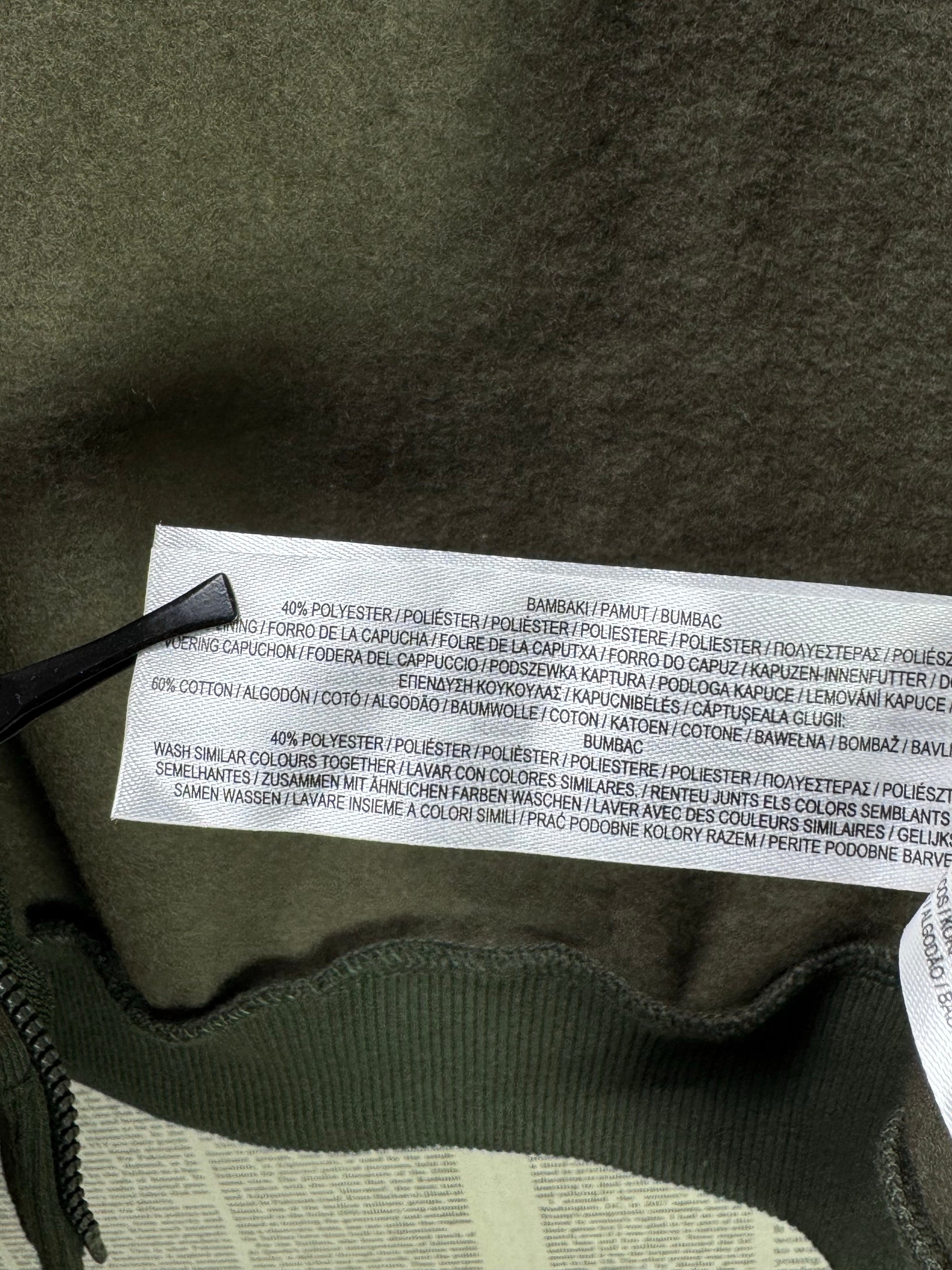 Primark® Small | Chest: 19" | Army Green | Jacket with Hoodie | Inner: Fleece | 3277 - Genuine Maal