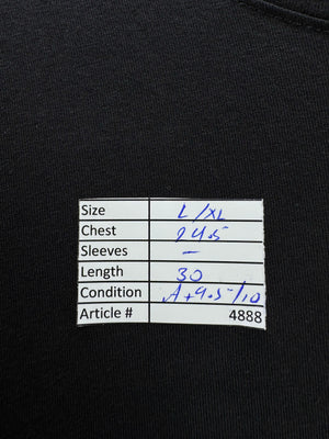 H&M® L/XL | Chest: 24.5" | Black | T-Shirt | Cotton - Elastane | 4888 - Genuine Maal