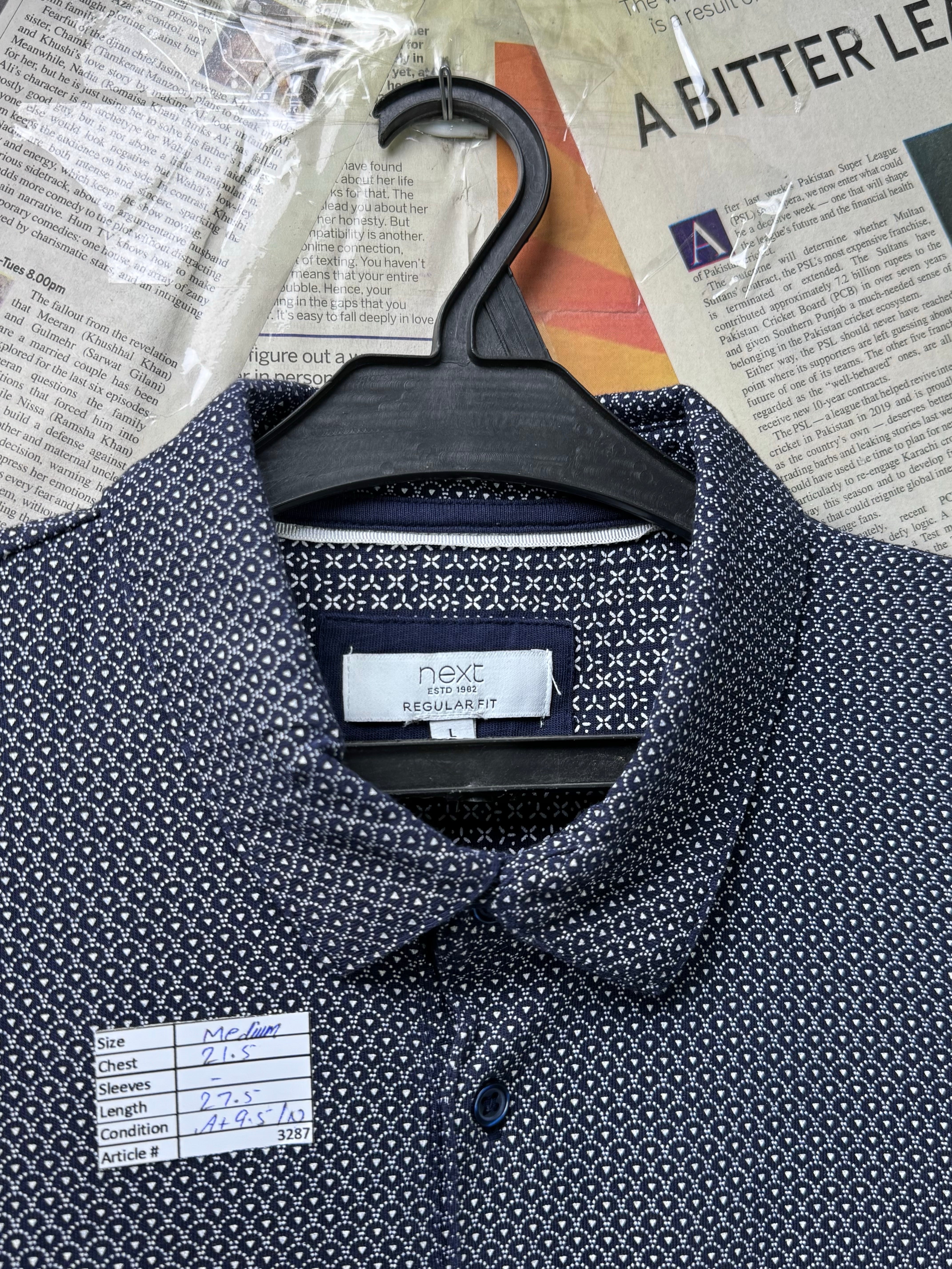 Next® Medium | Chest: 21.5" | Navy Blue | Polo | 3287 - Genuine Maal