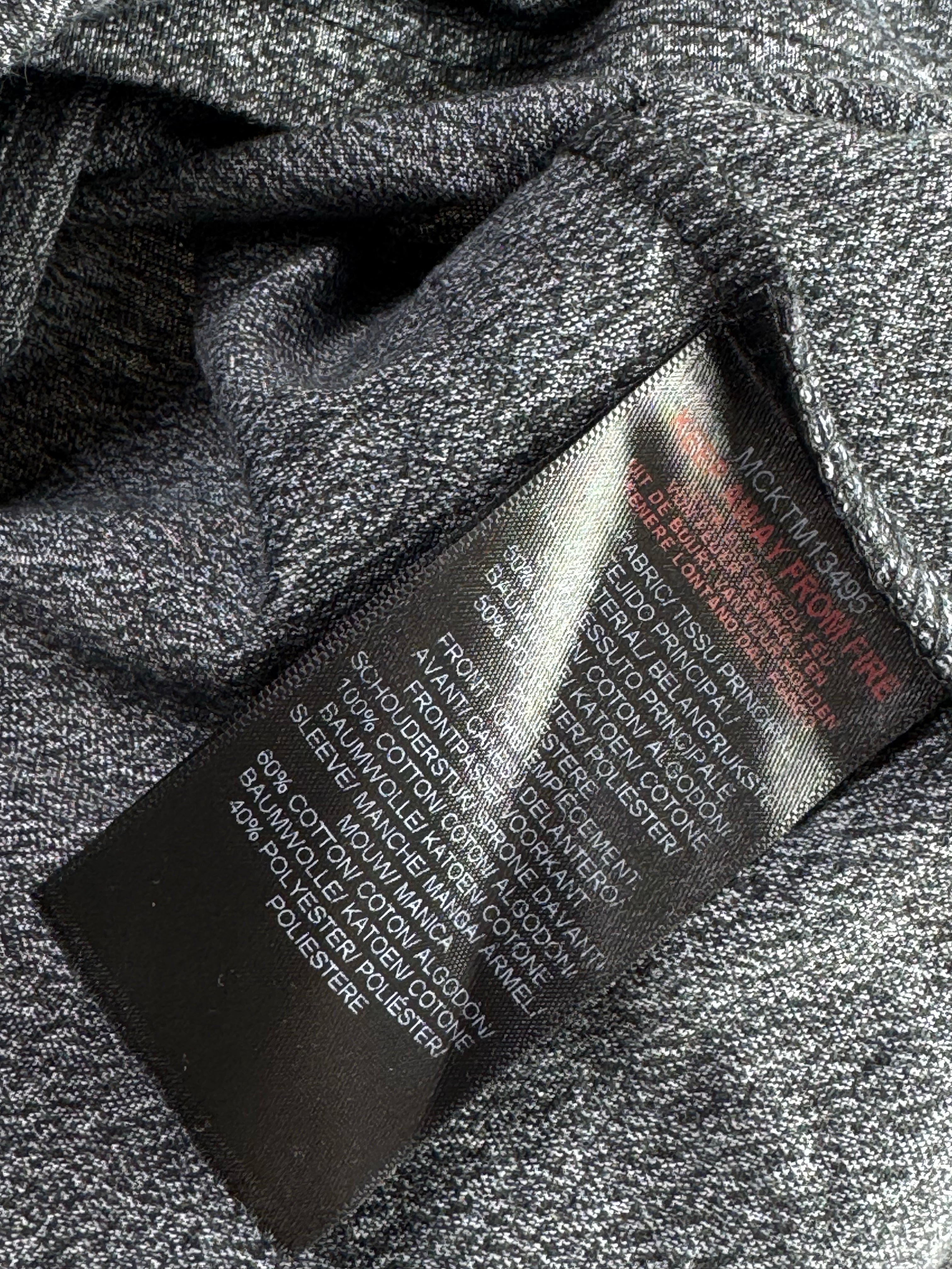 McKenzie® XS | Chest: 18" | T-Shirt | Black - Grey | Poly - Cotton | 4889 - Genuine Maal