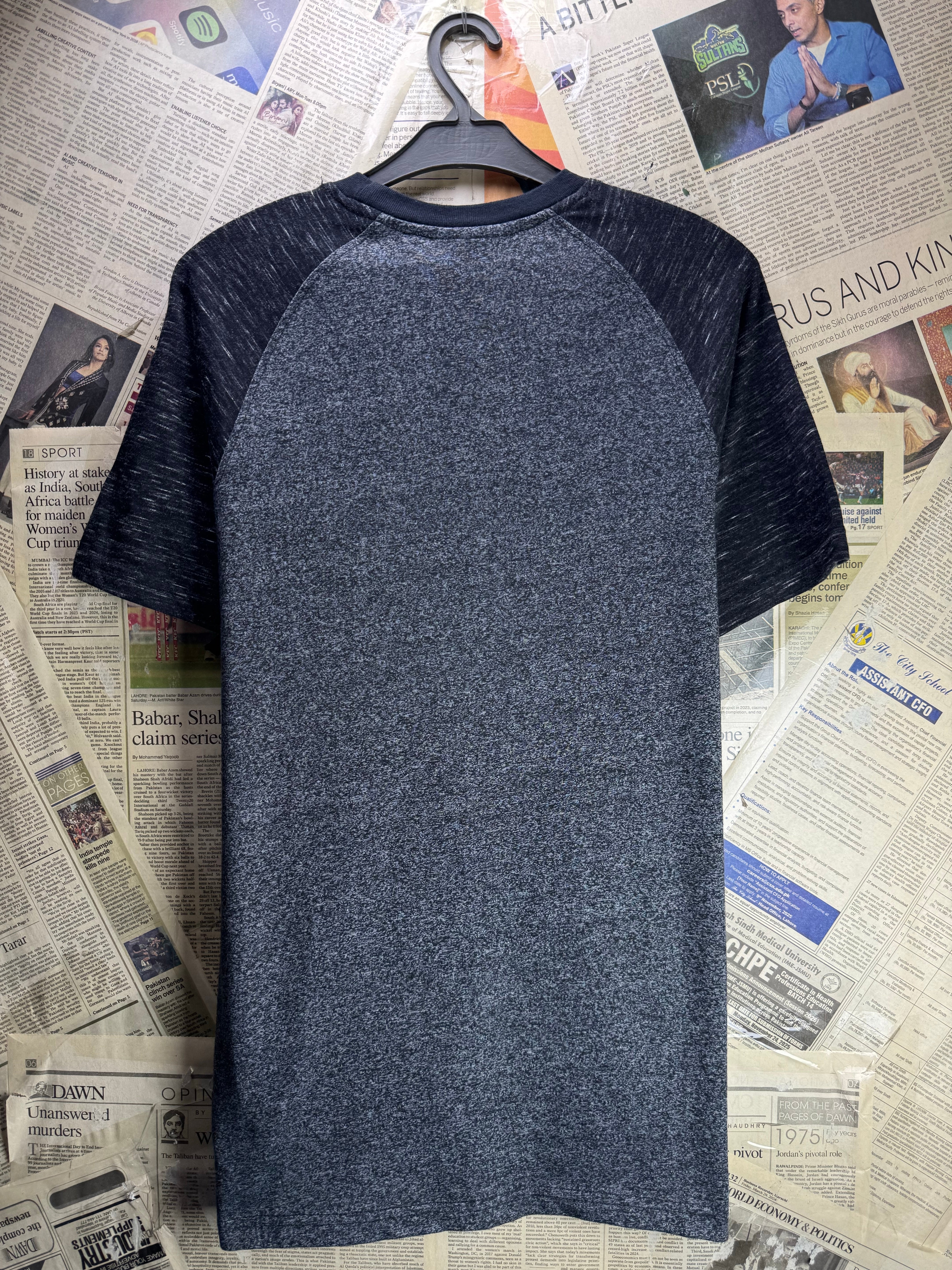 McKenzie® XS | Chest: 18" | T-Shirt | Black - Grey | Poly - Cotton | 4889 - Genuine Maal