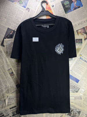 Volcom® Small | Chest: 21" | Black | T-Shirt | Cotton | 4890 - Genuine Maal