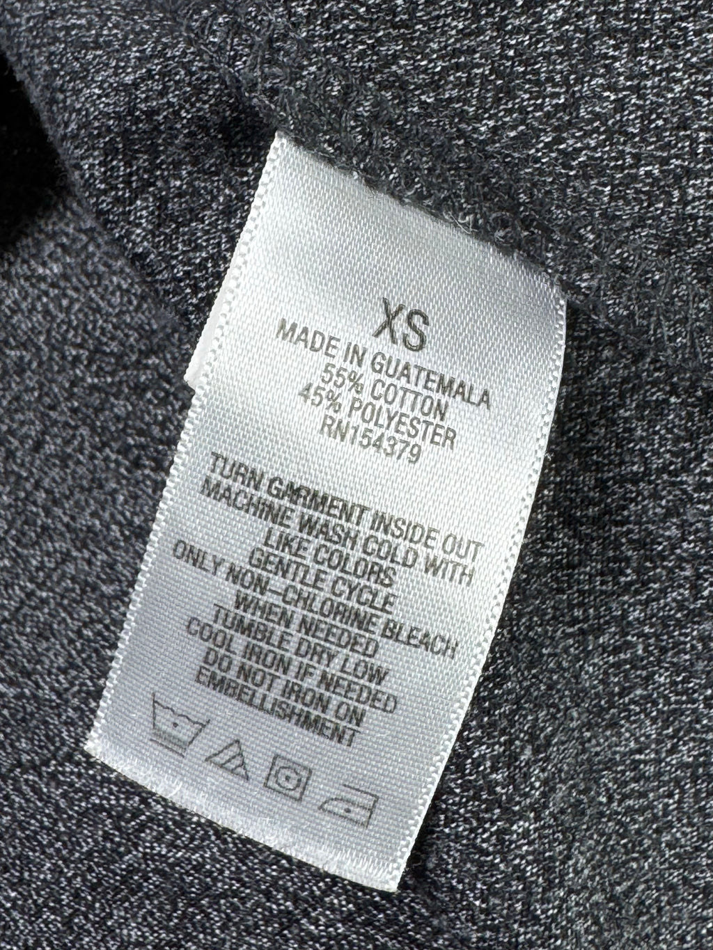 Aeropostale® XS | Chest: 18.5" | Charcoal Grey | T-Shirt | Cotton - Poly | 3293 - Genuine Maal