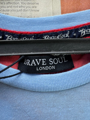 Brave Soul® Small | Chest: 20.5" | Blue | T-Shirt | Poly - Cotton | 4868 - Genuine Maal