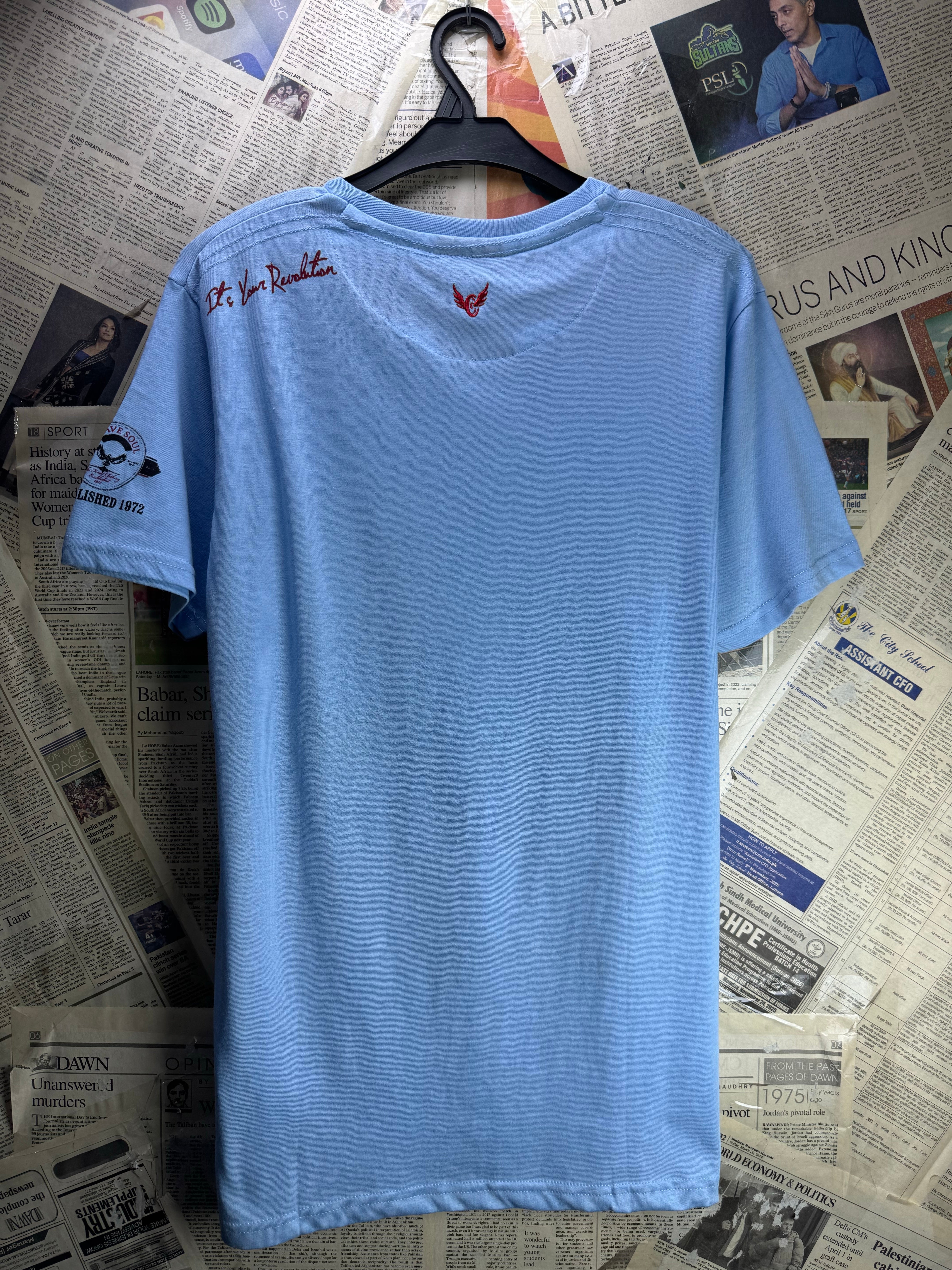 Brave Soul® Small | Chest: 20.5" | Blue | T-Shirt | Poly - Cotton | 4868 - Genuine Maal