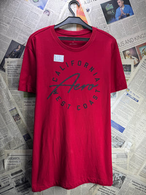 Aeropostale® Large | Chest: 23" | Red | T-Shirt | Cotton | 4850 - Genuine Maal