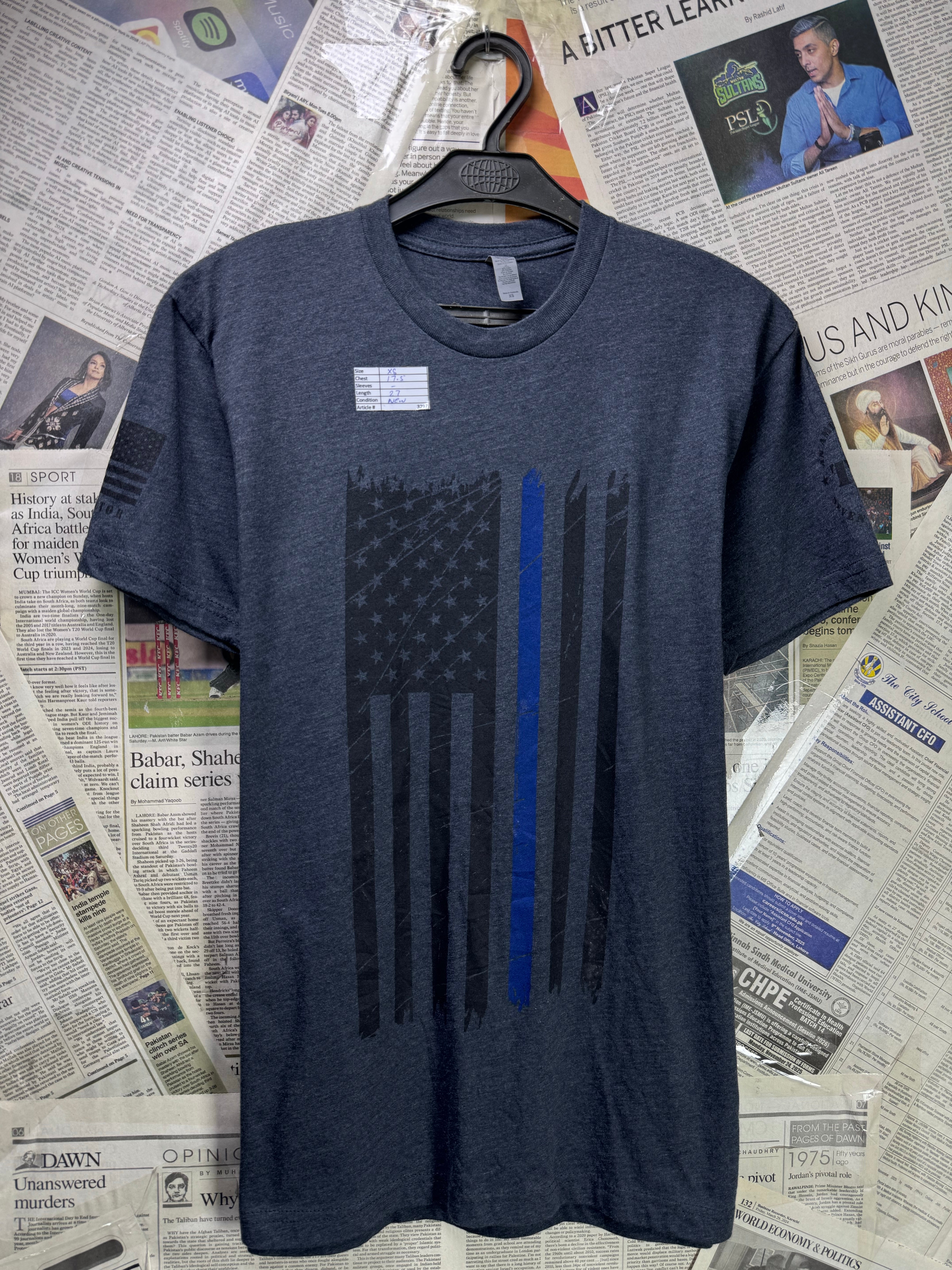 TAC® XS | Chest: 17.5" | Charcoal Grey | T-Shirt | Cotton - Poly | 3297 - Genuine Maal