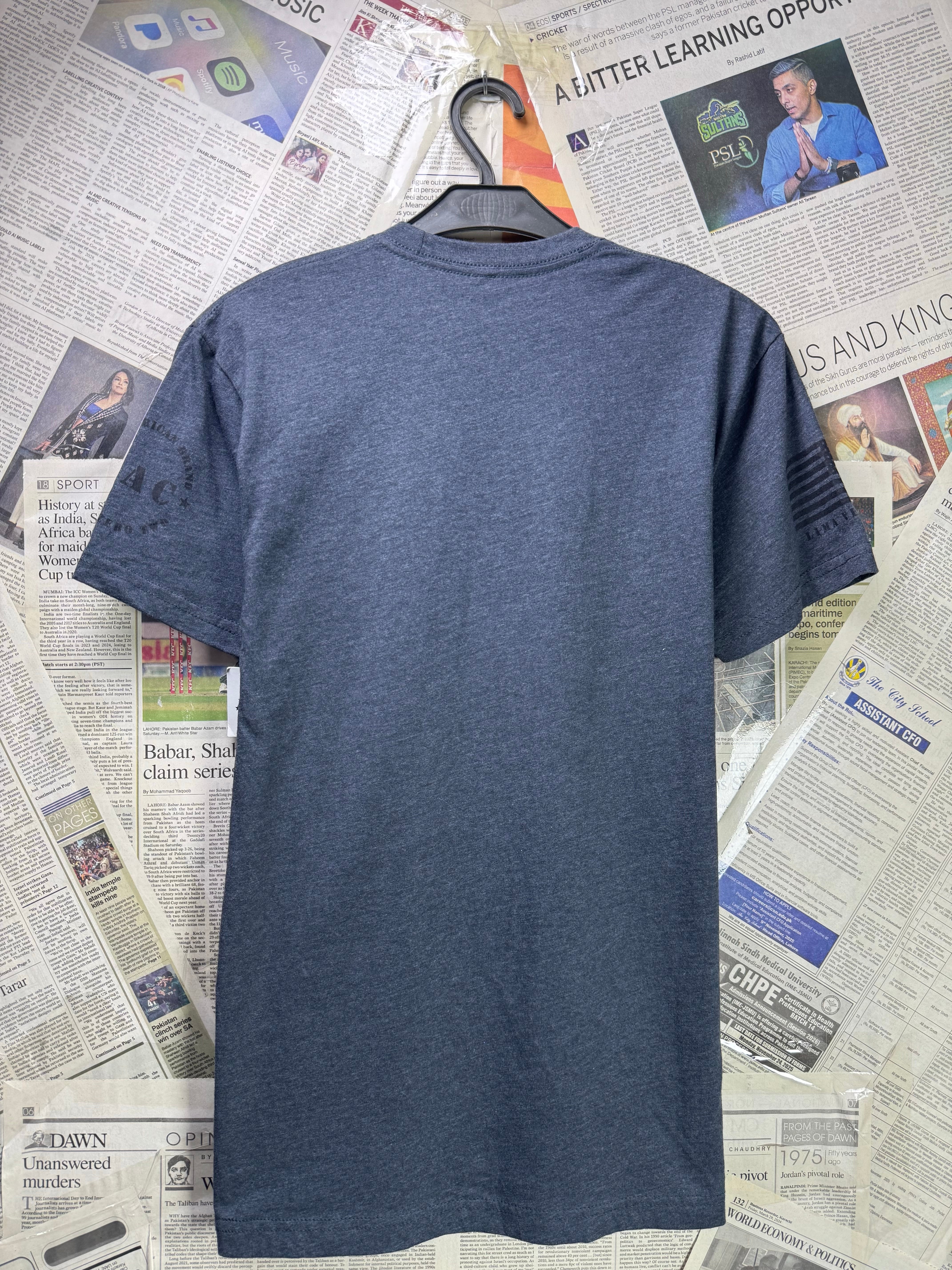 TAC® XS | Chest: 17.5" | Charcoal Grey | T-Shirt | Cotton - Poly | 3297 - Genuine Maal