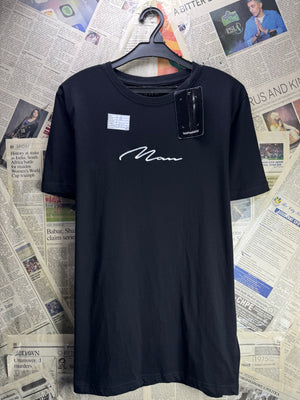 MAN® Small | Chest: 19" | Black | T-Shirt | Cotton | 4842 - Genuine Maal