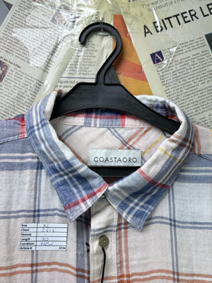 Coastaoro® XL | Chest: 25.5" | Plaid Check | Shirt | 3294 - Genuine Maal