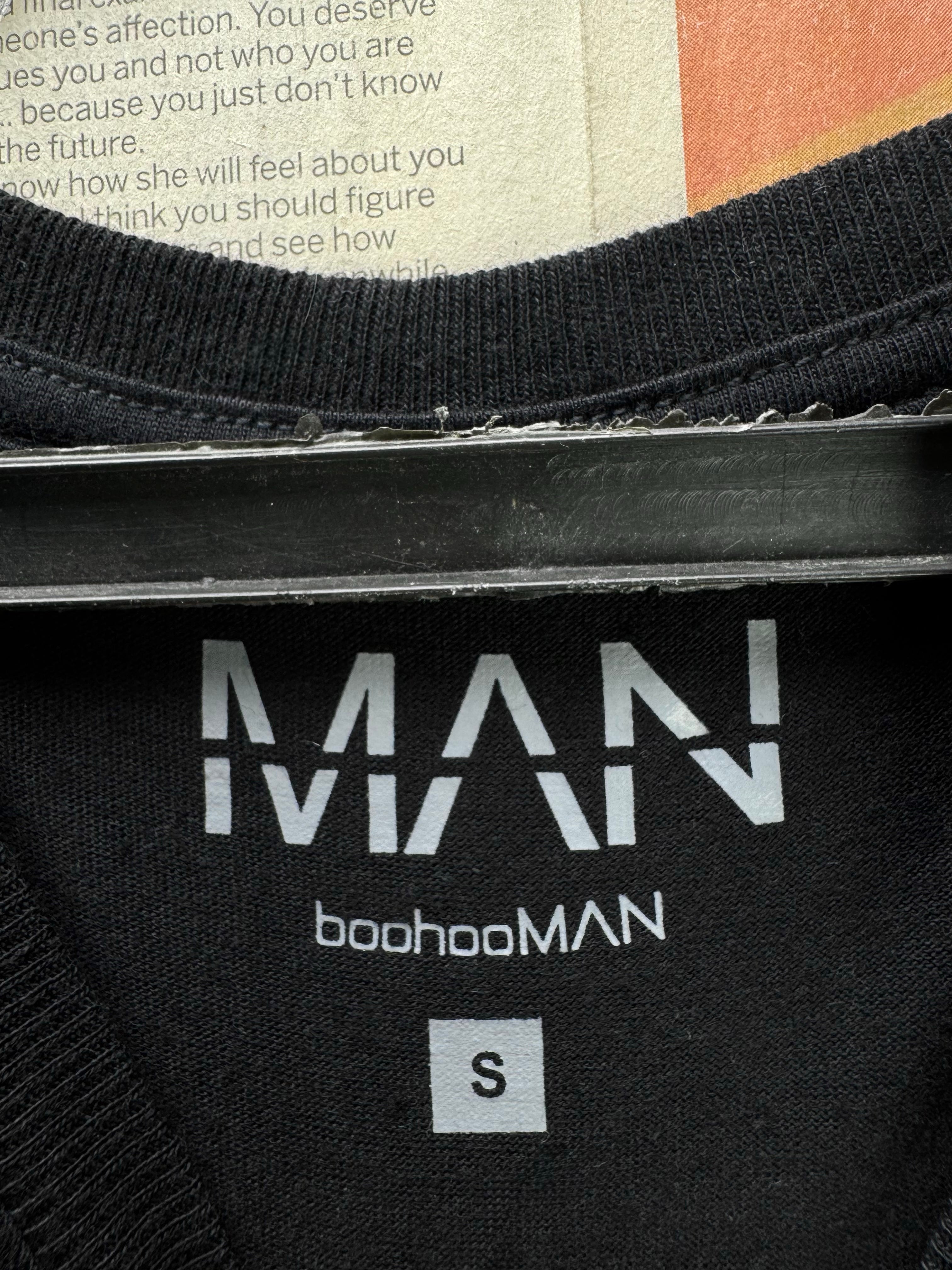 MAN® Small | Chest: 19" | Black | T-Shirt | Cotton | 4842 - Genuine Maal