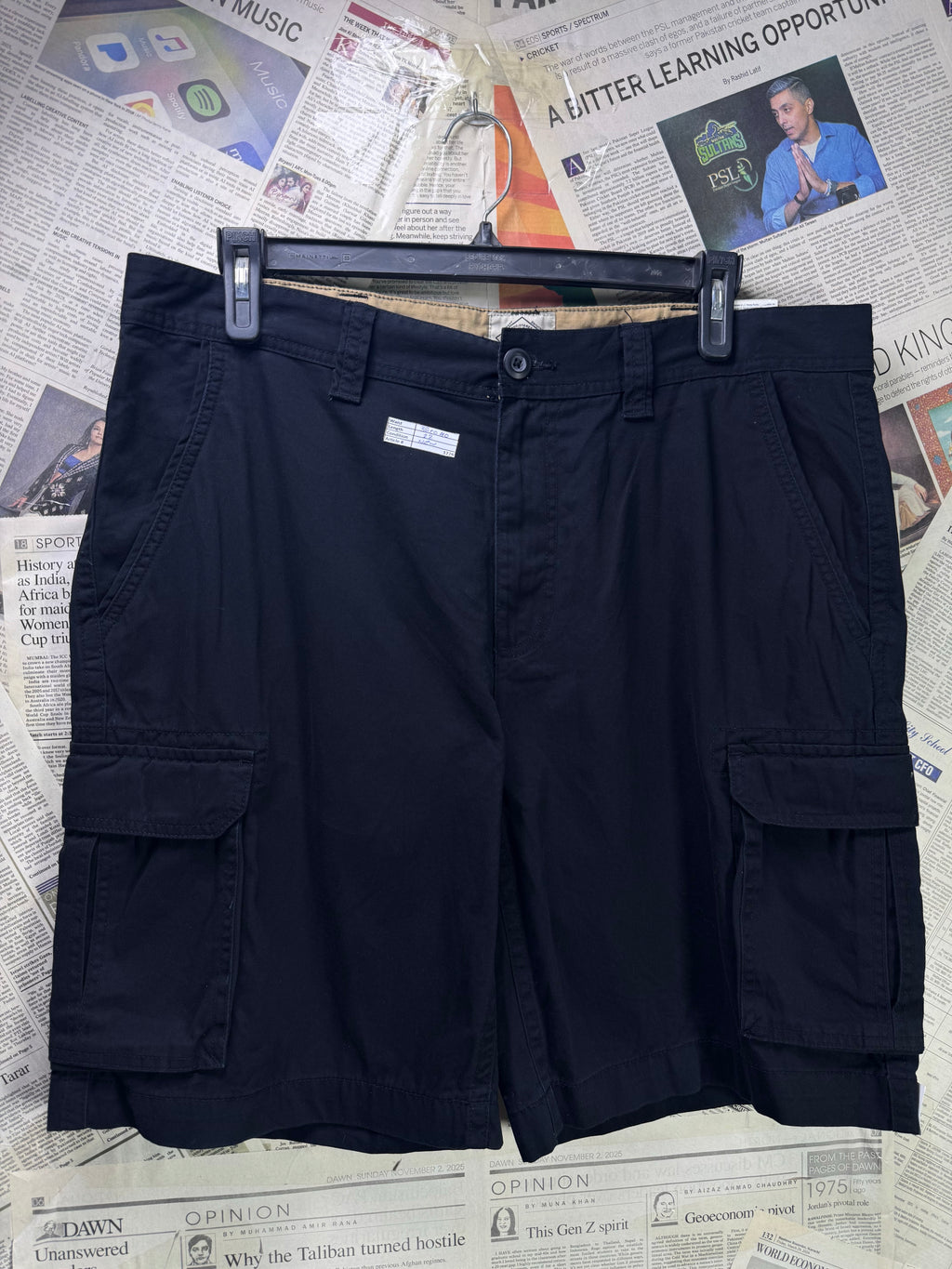 St. John's Bay® Waist: 38" to 40" | Midnight Blue | Cargo Shorts | Cotton | 1226 - Genuine Maal